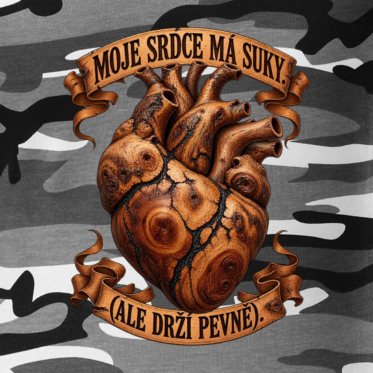 Moje srdce má suky ale drží pevně