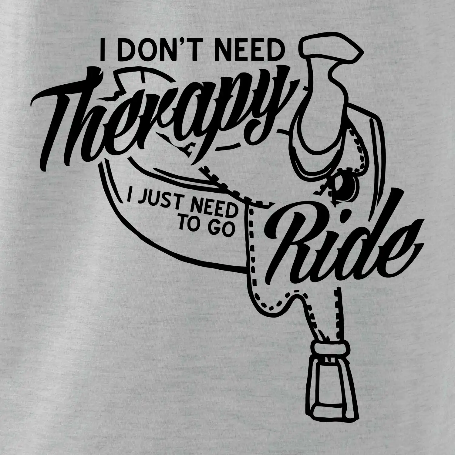 I don't Therapy Ride - jezdkyně