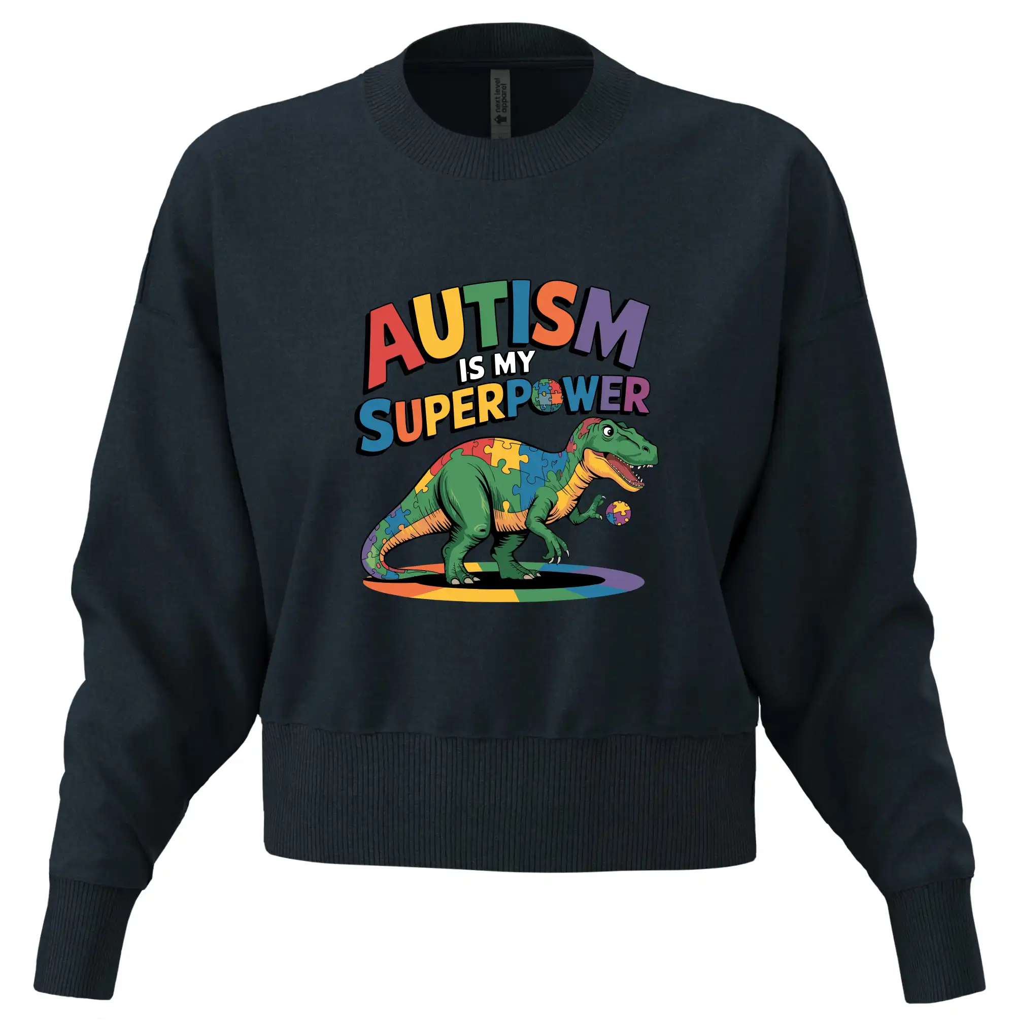 Stojící Rex Autism is my superpower