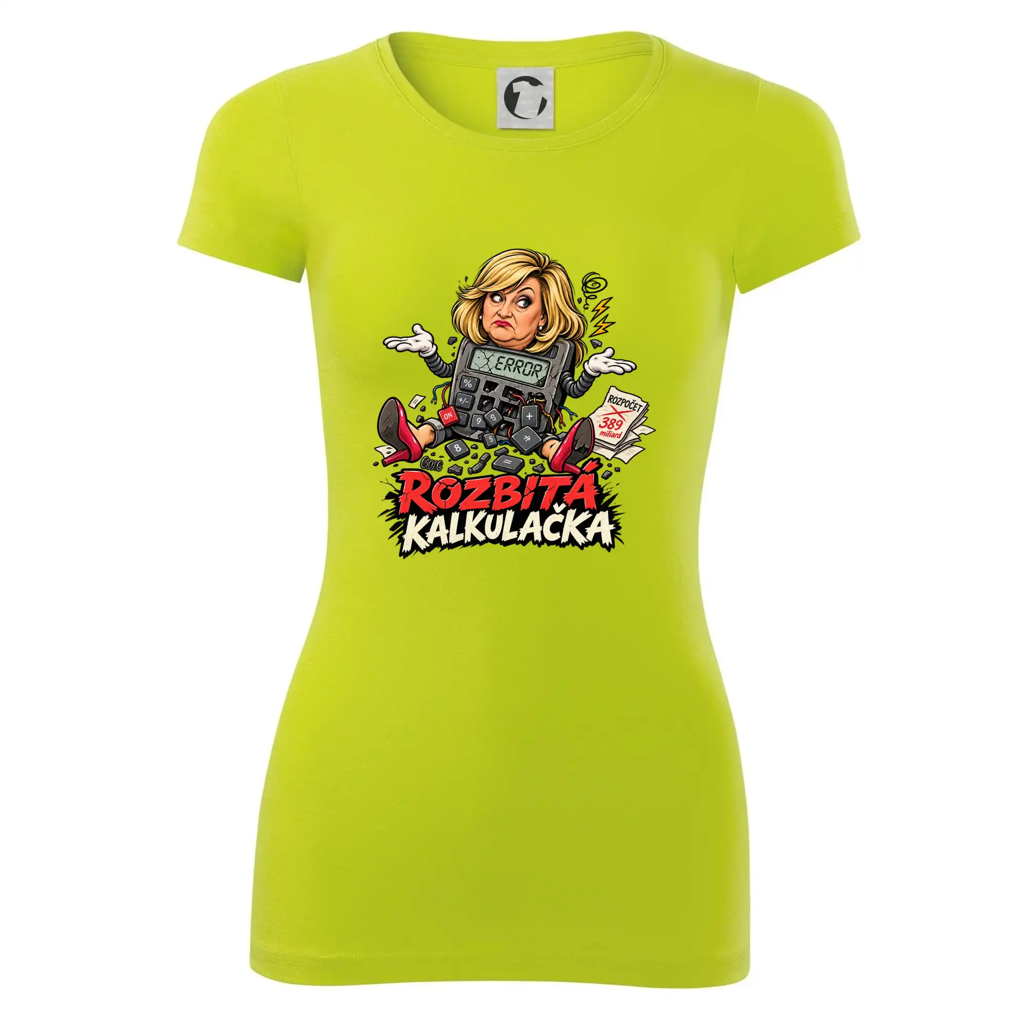 Alenka - rozbitá kalkulačka