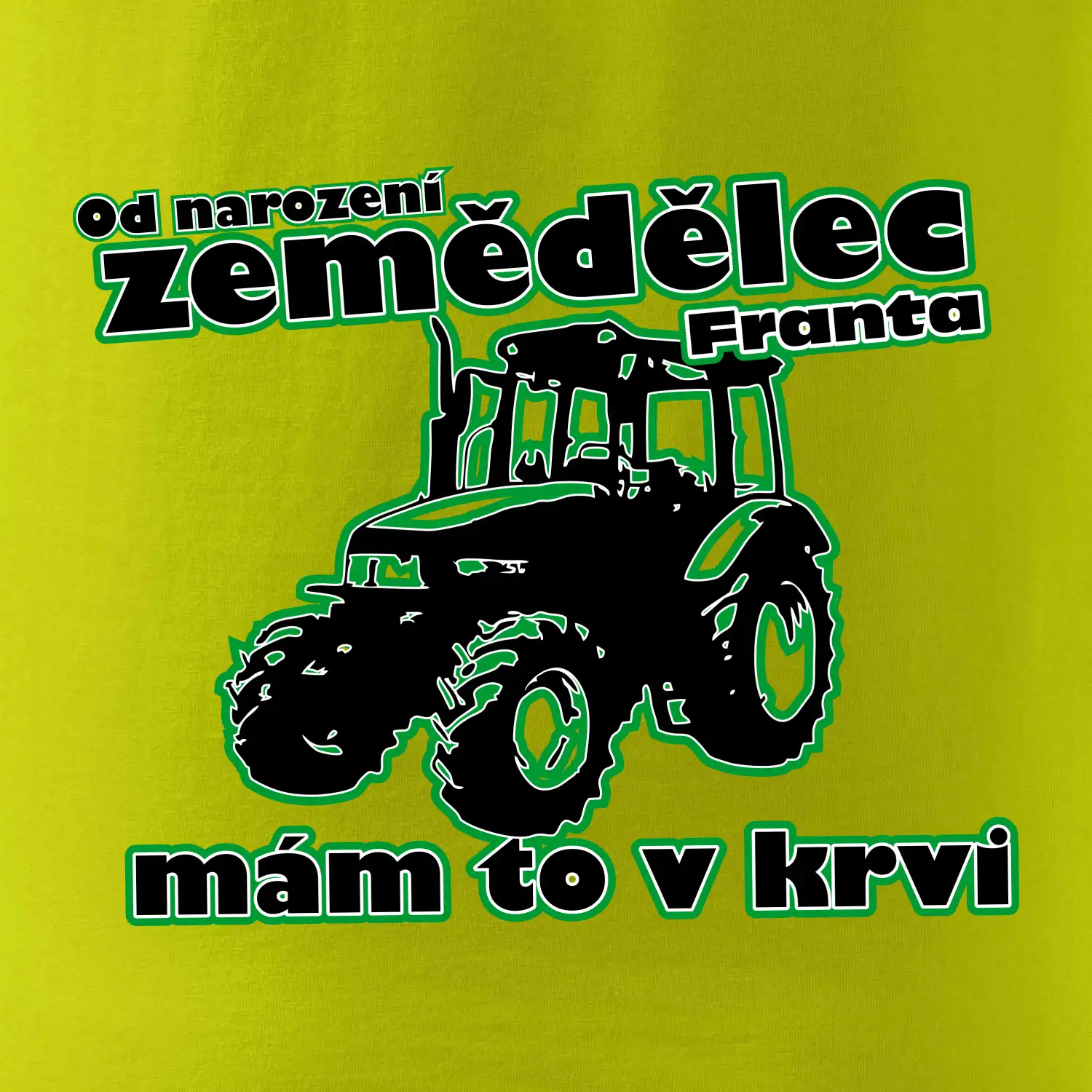Od narození zemědělec, mám to v krvi - Jméno