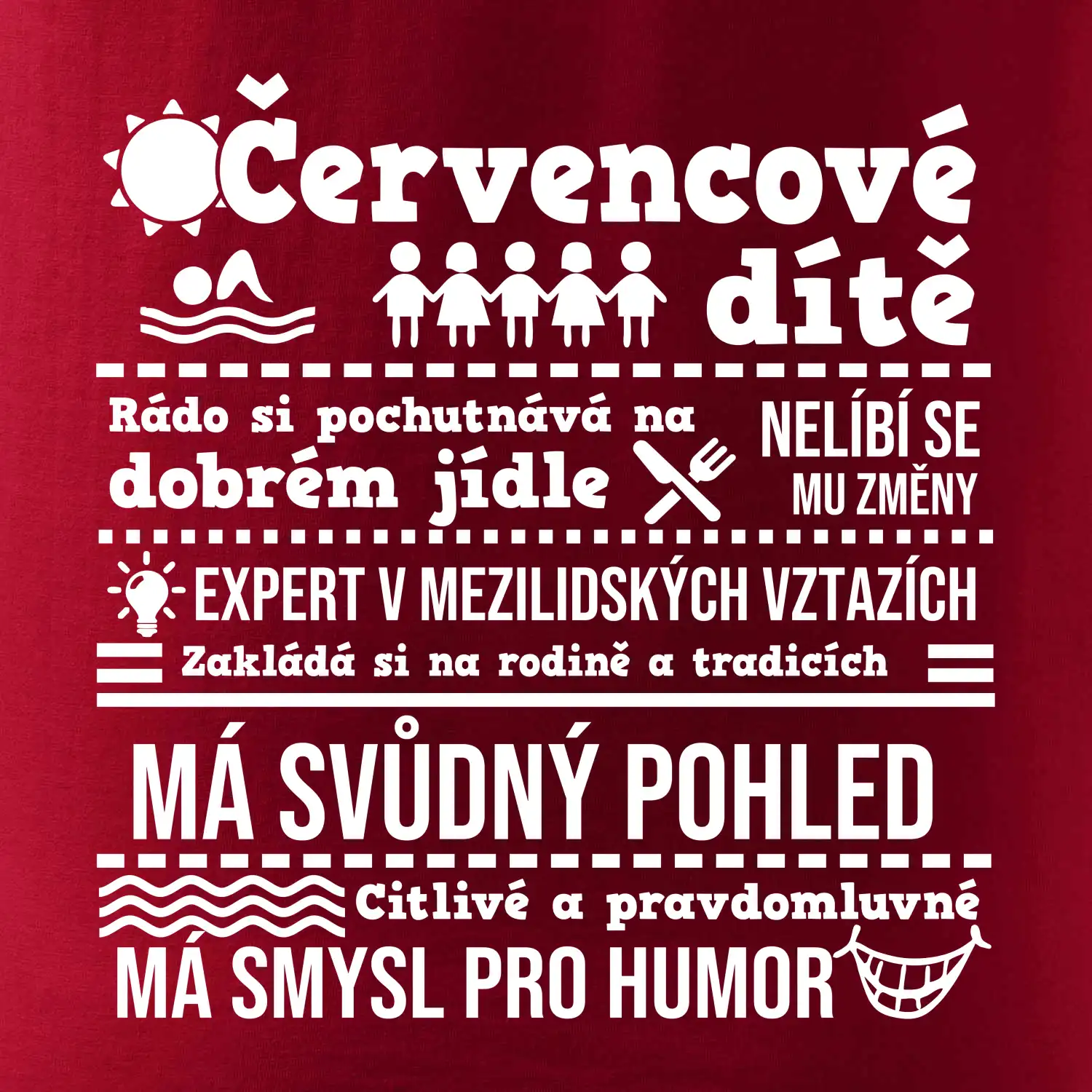 Narozeniny červenec