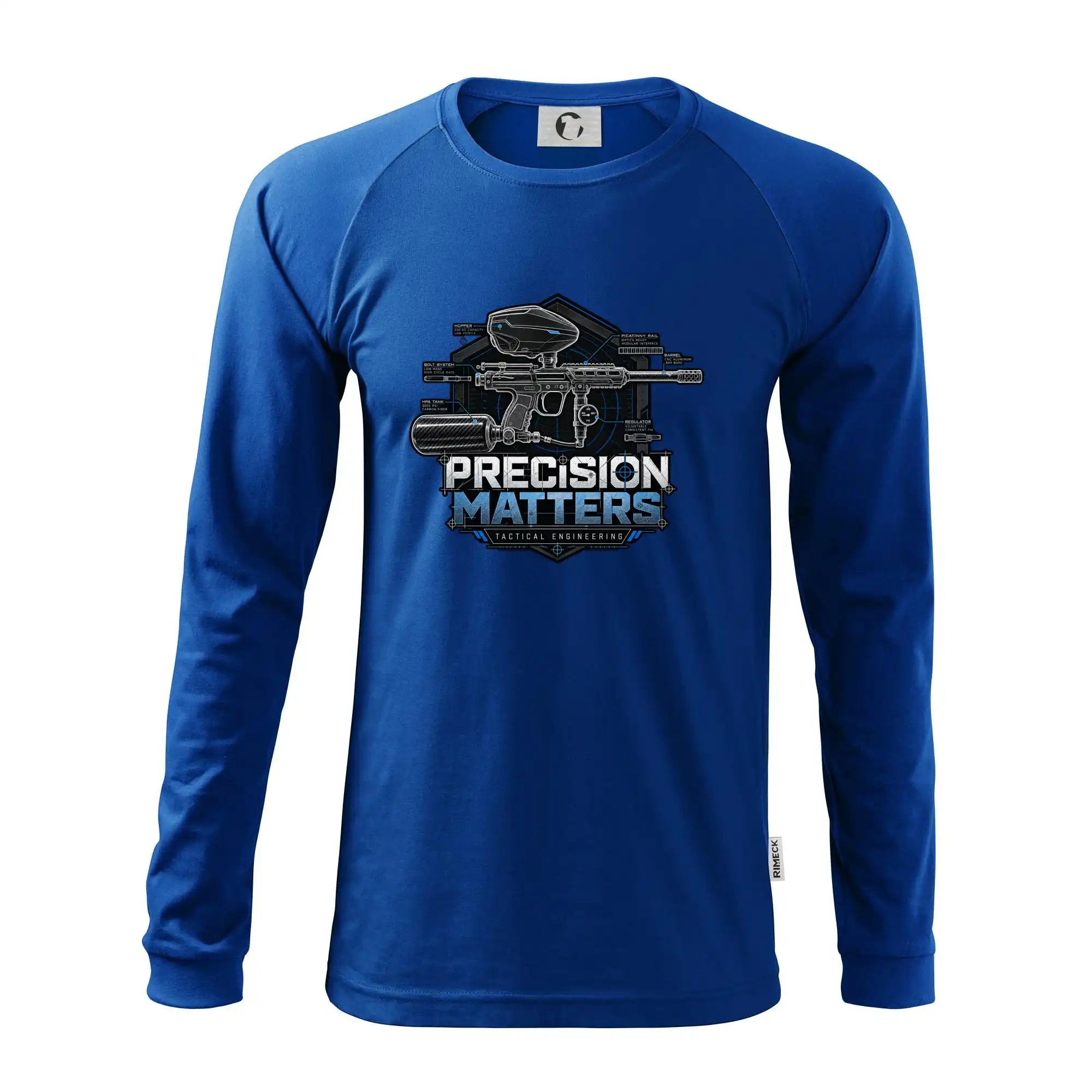 Technický nákres precision matters paintball