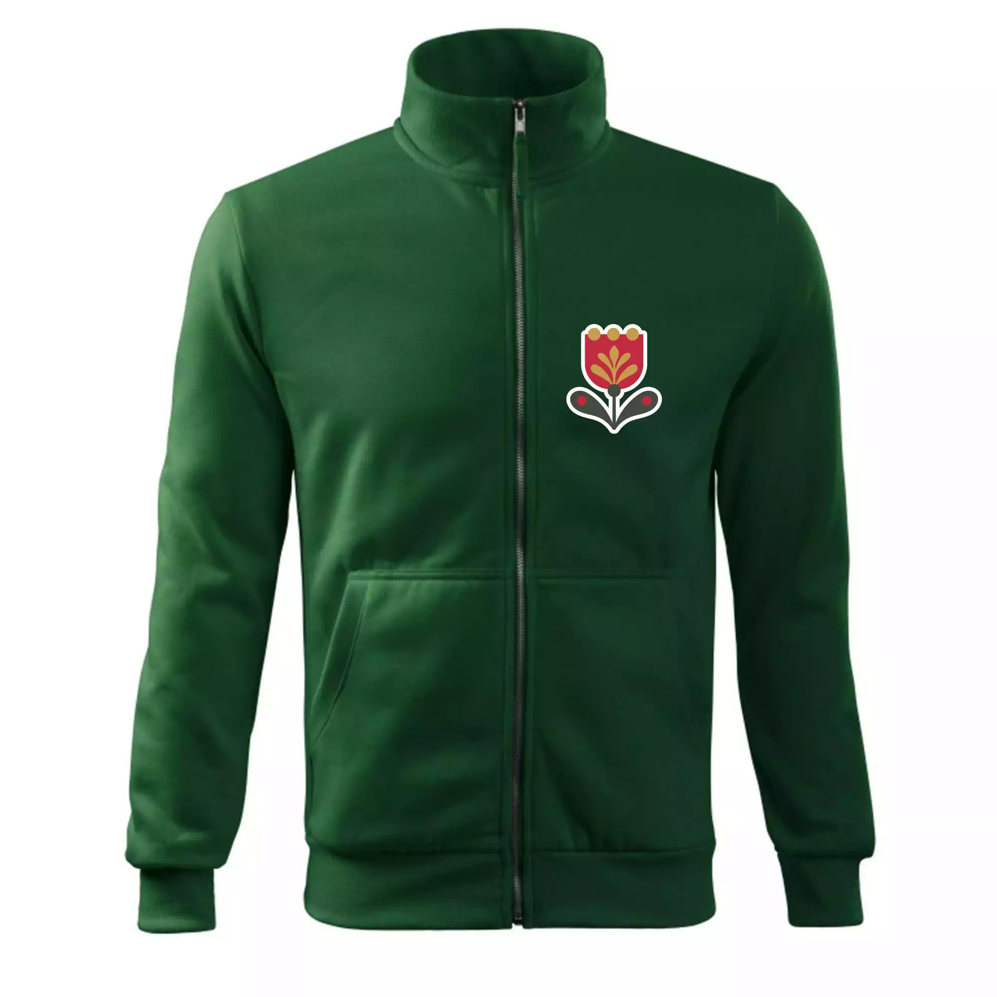 Folklor na prsu tulipán