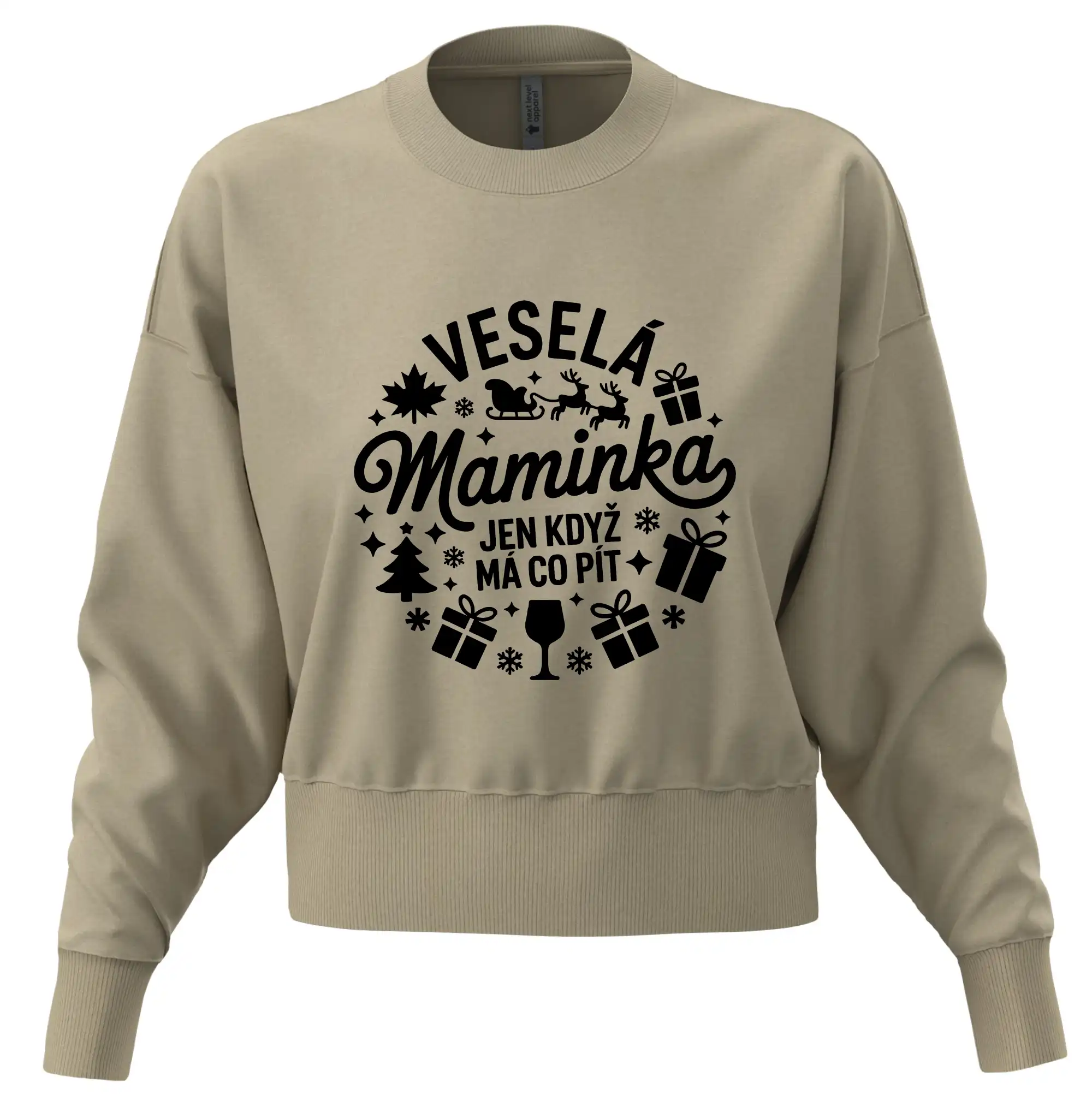 Veselá maminka jen když  má co pít