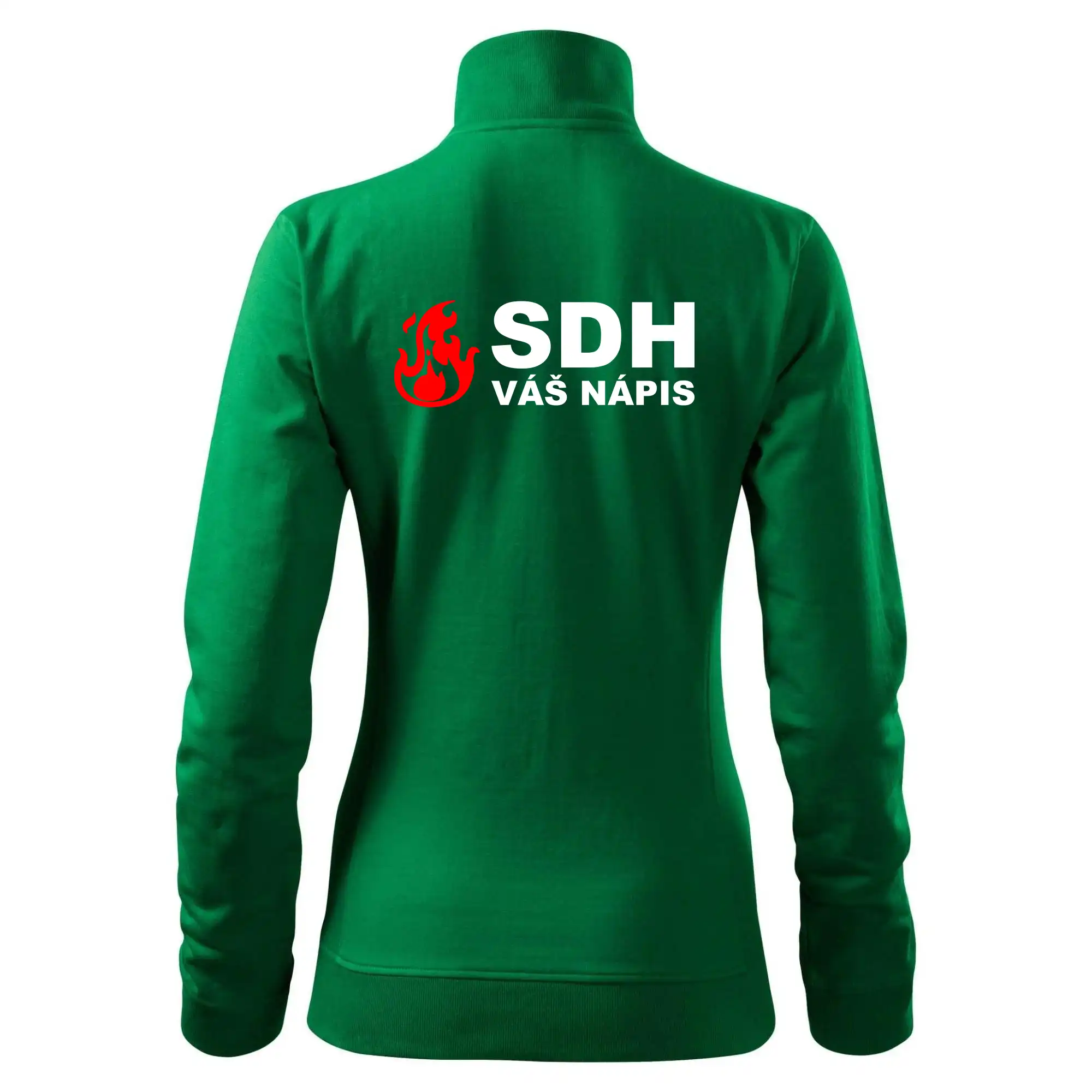 SDH nápis (oheň, název sboru - vlastní nápis)