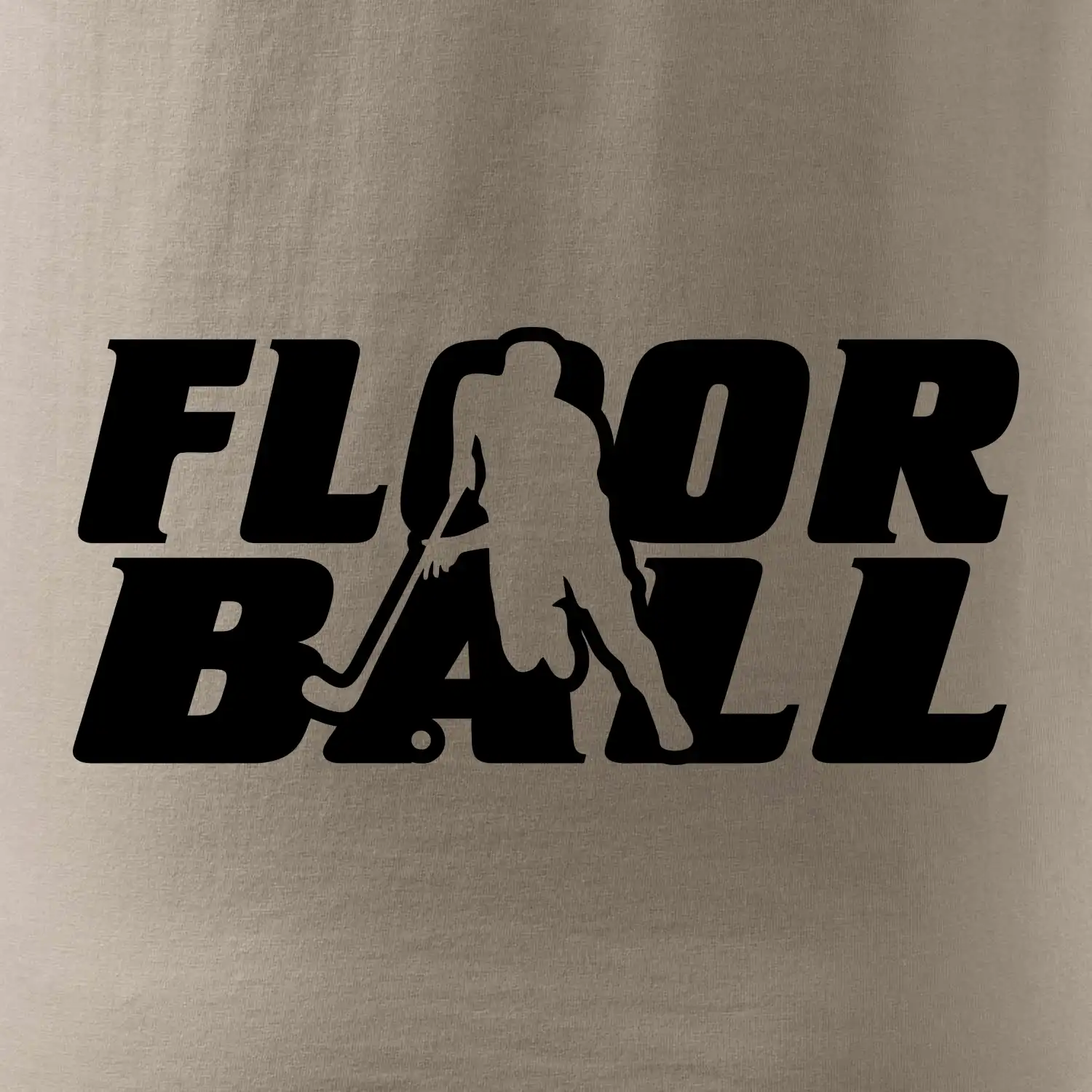 Floorball nápis rovný
