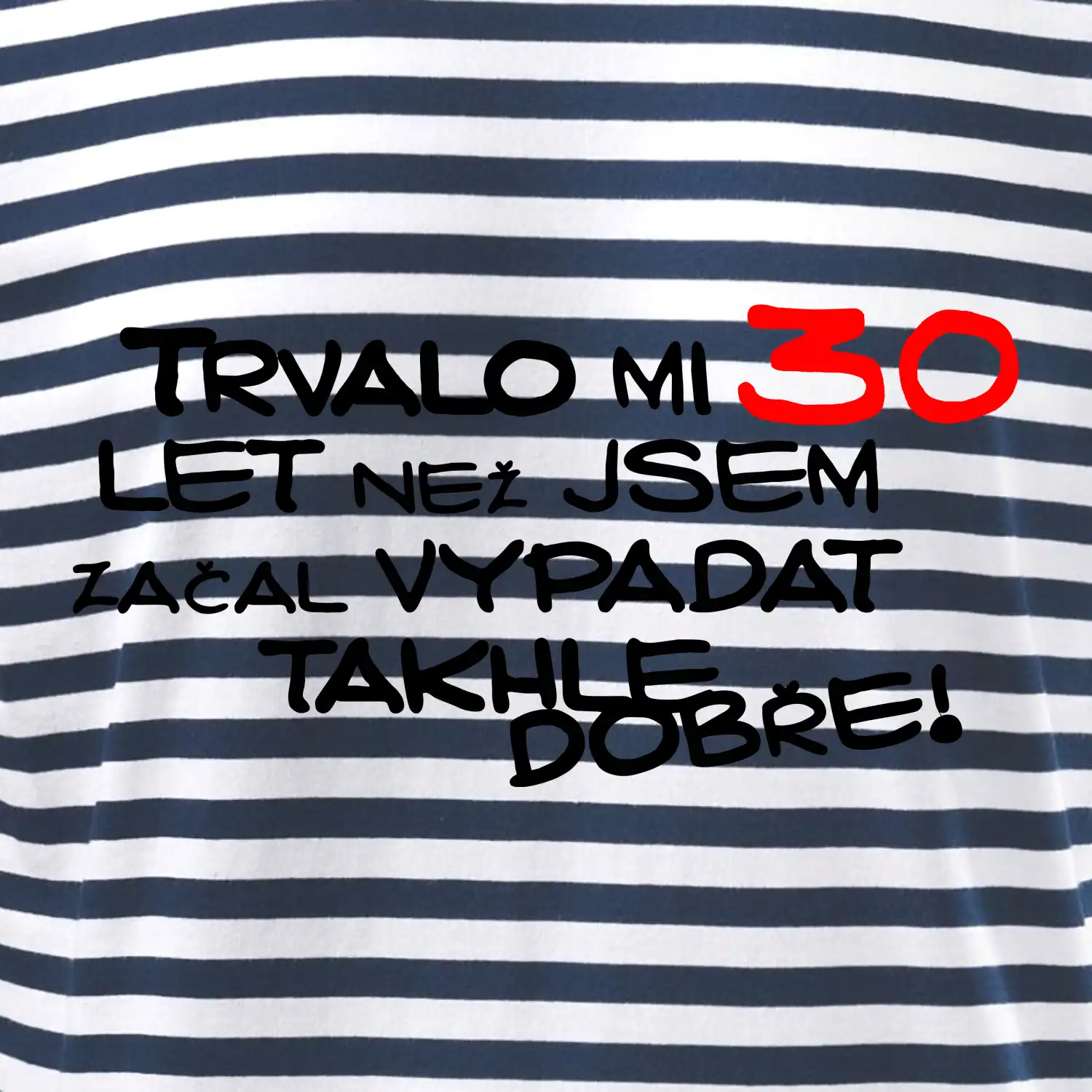 Trvalo mi 30 let než jsem začal vypadat takhle dobře