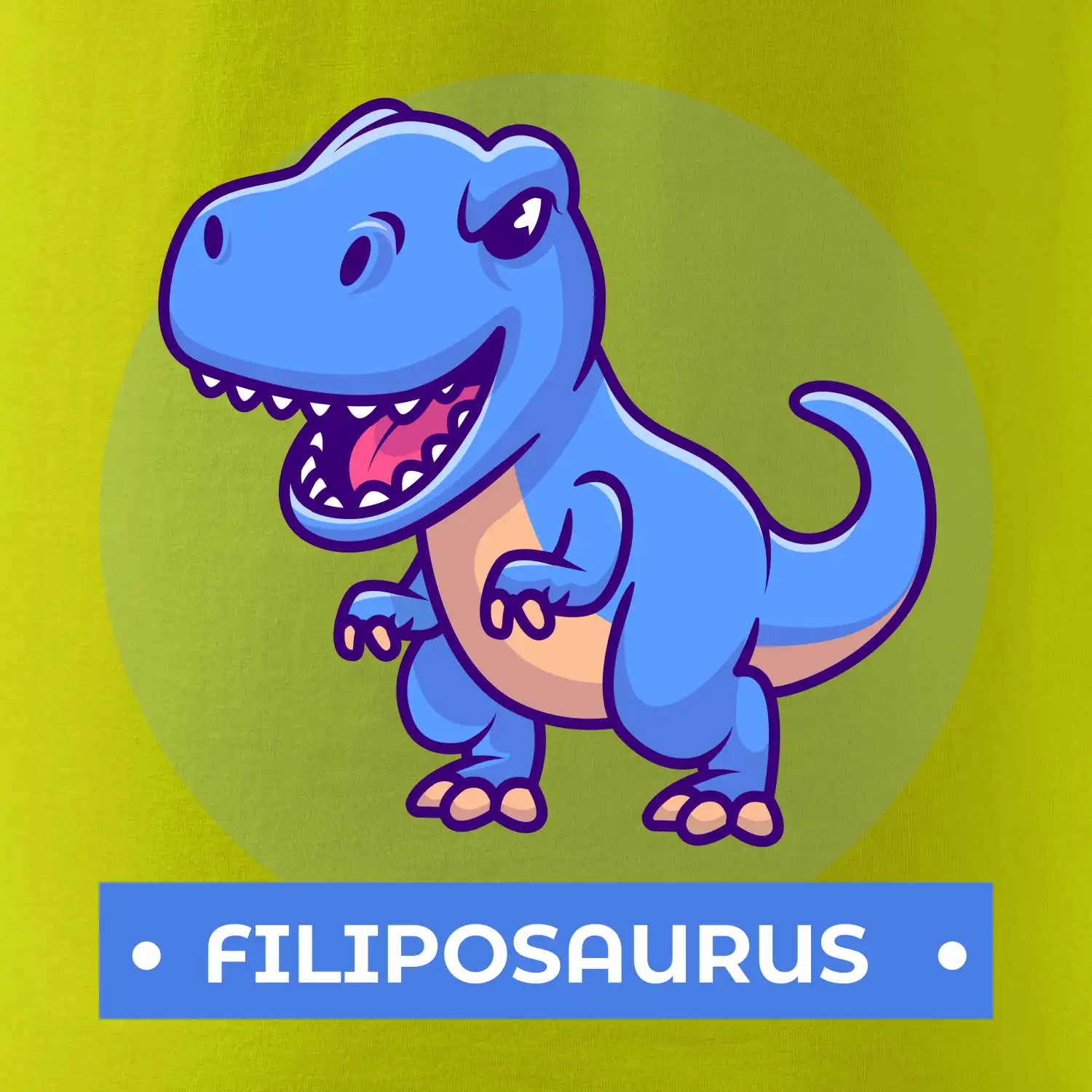 Dinosauří jména - modrý dinosaurus