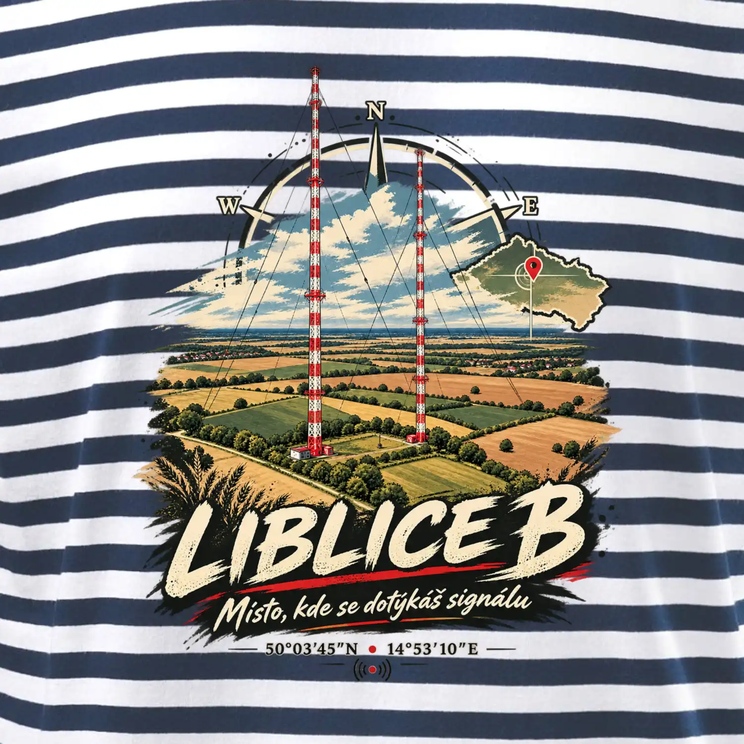 Liblice B vysílače v české krajině