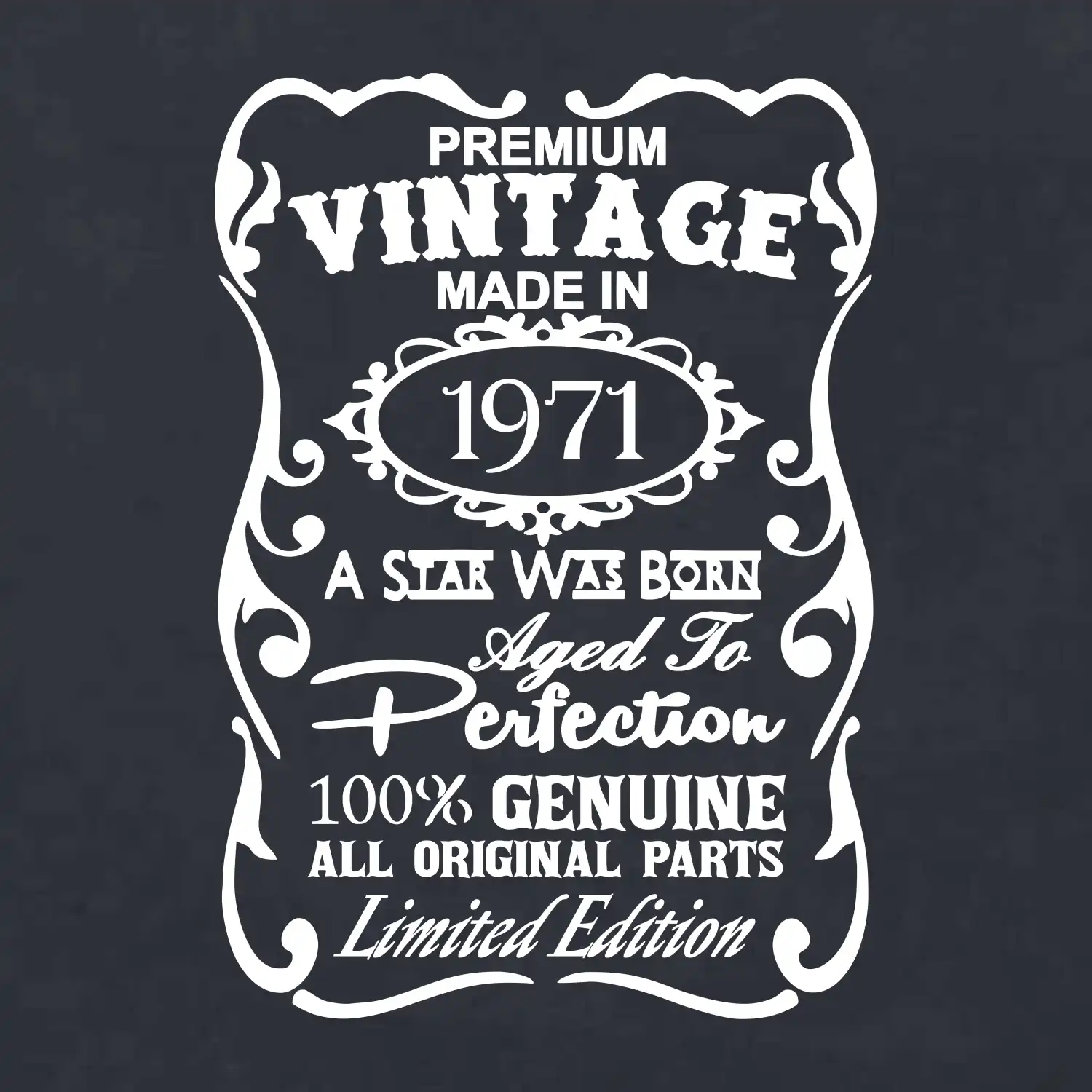 Vintage Etiketa - 1971