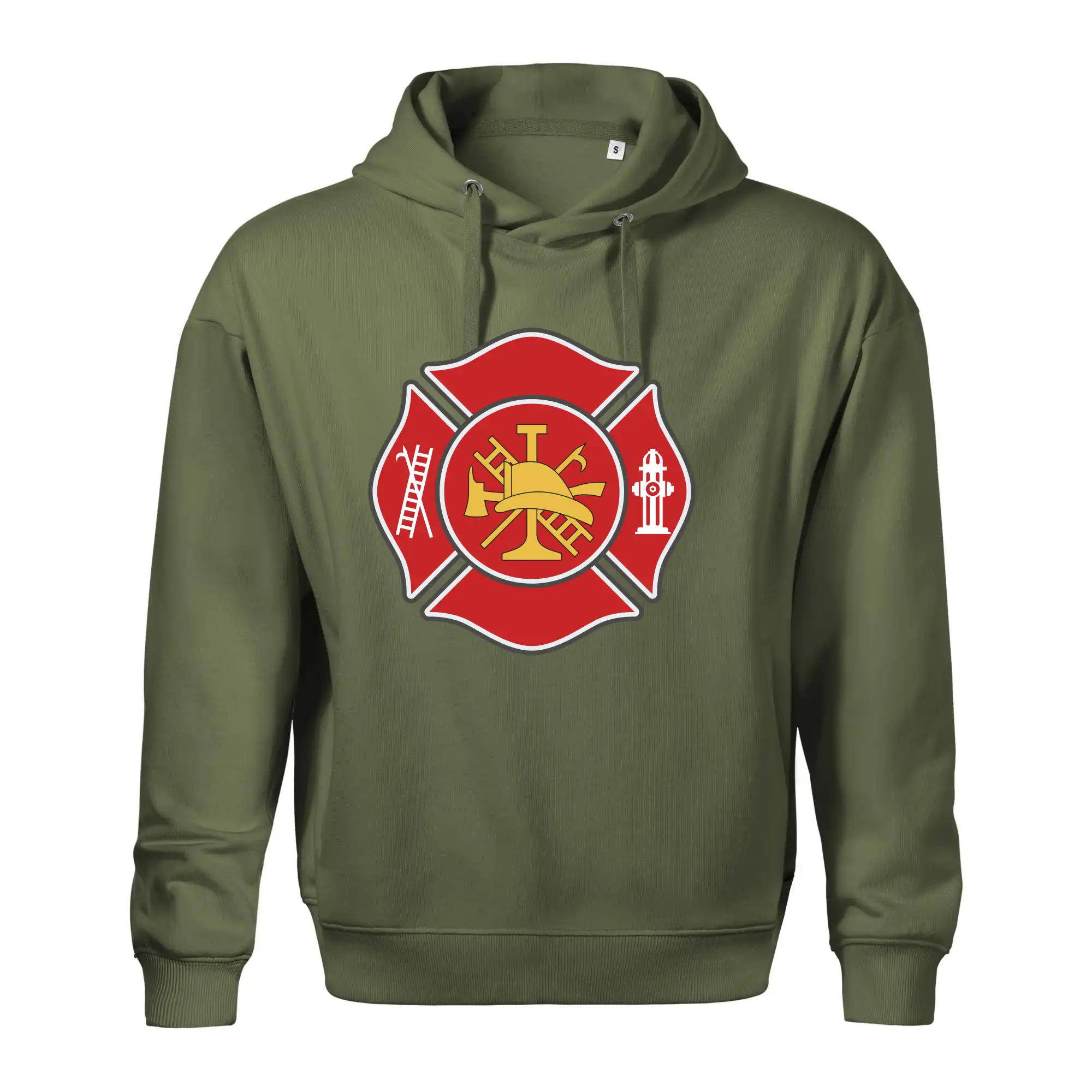 Fire department logo červené