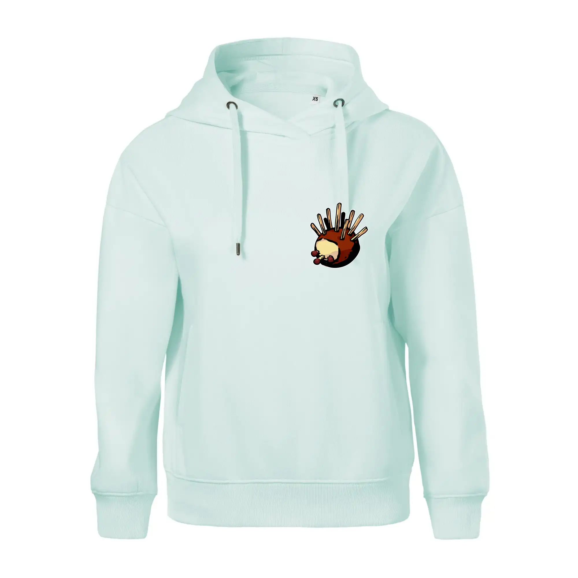 Kaštanový ježeček - prso