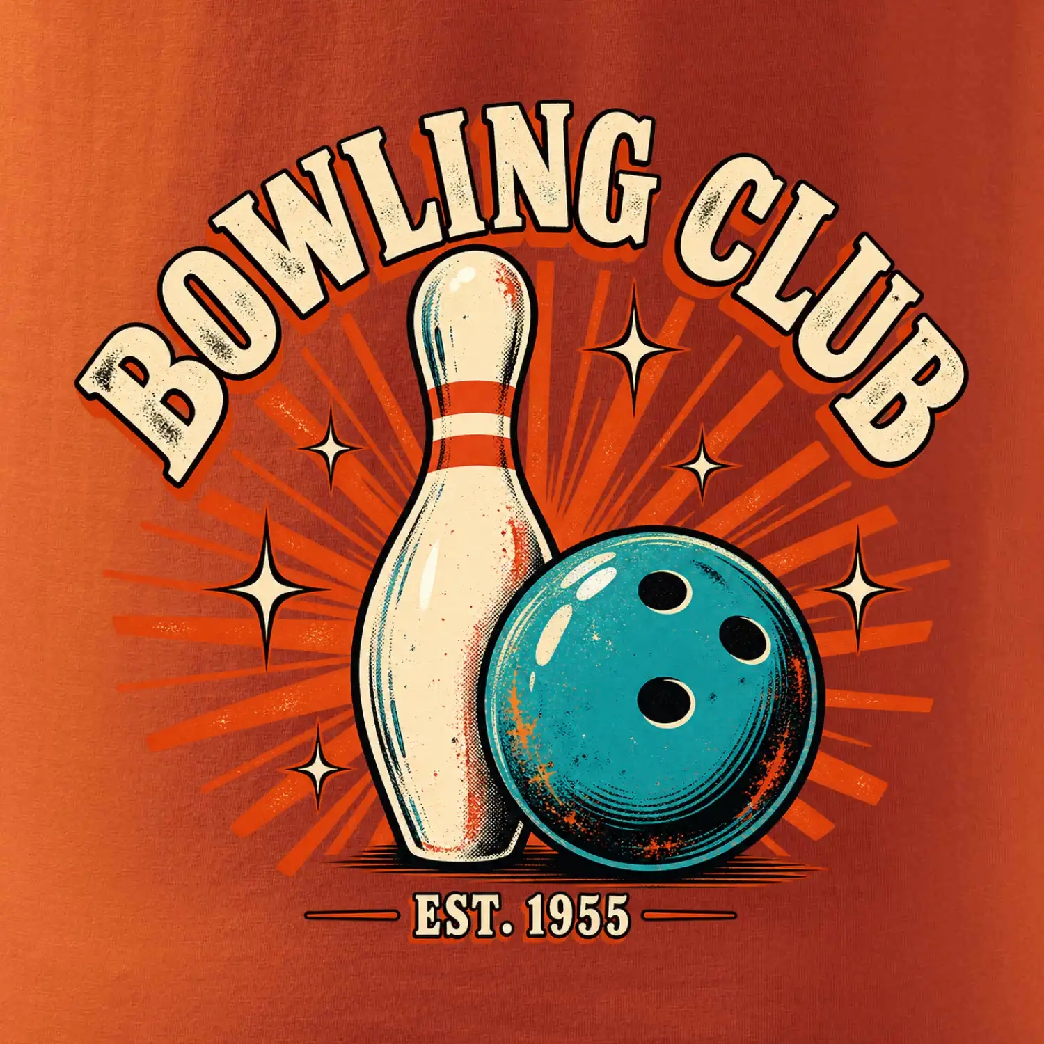 Bowling Club retro padesátá léta