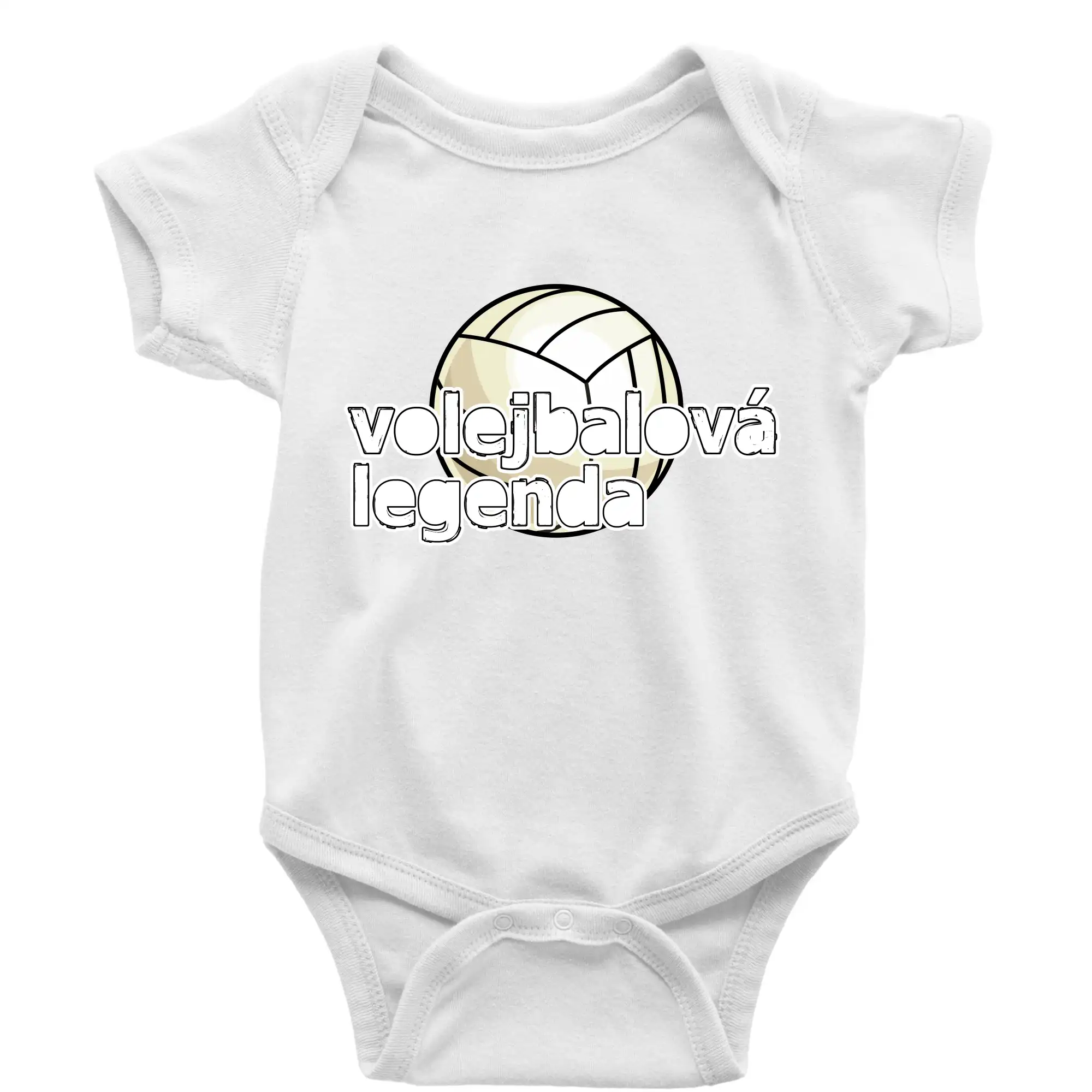 Volejbalová legenda - bílé písmo