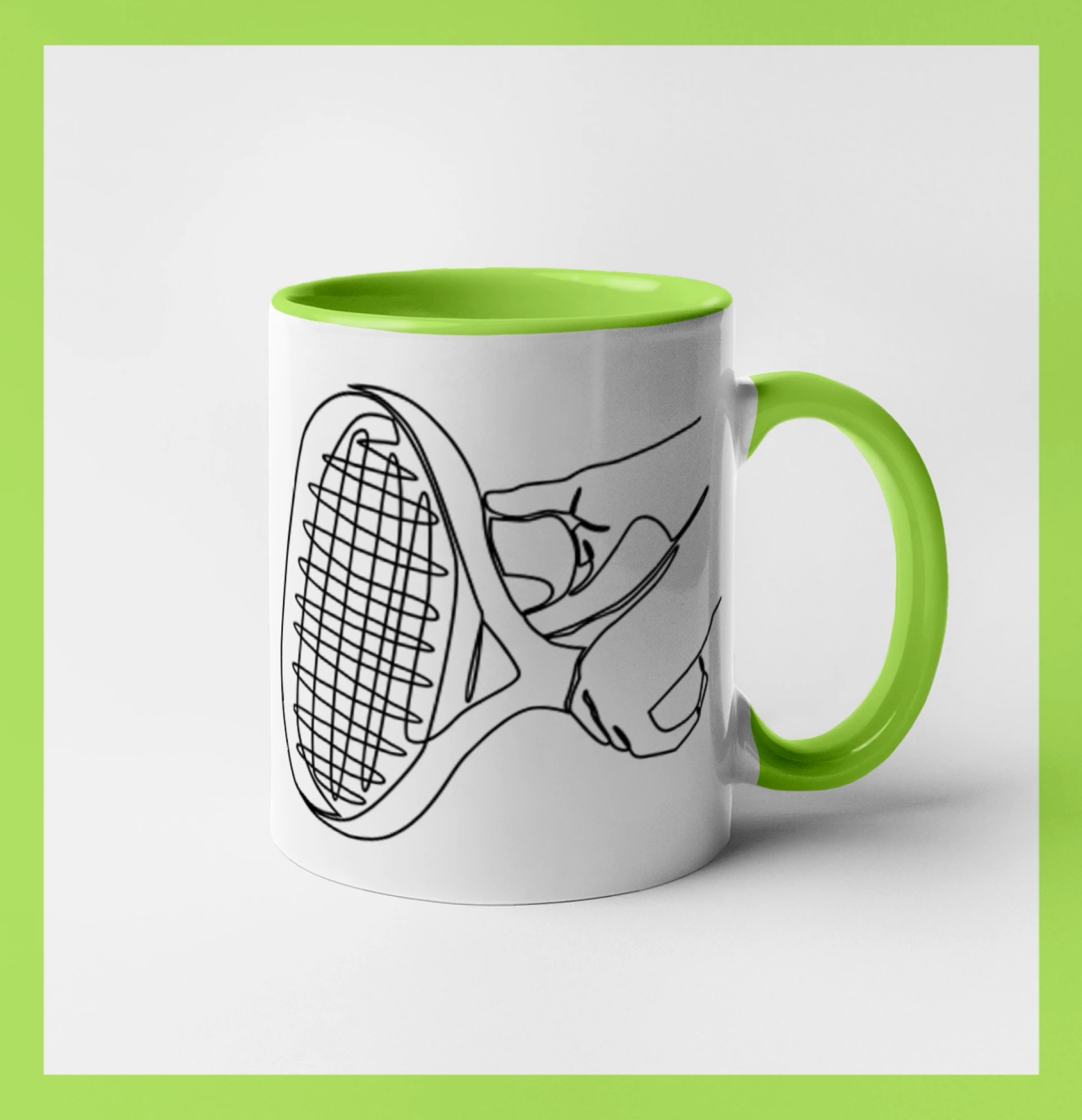 Tenisová raketa jednim tahem