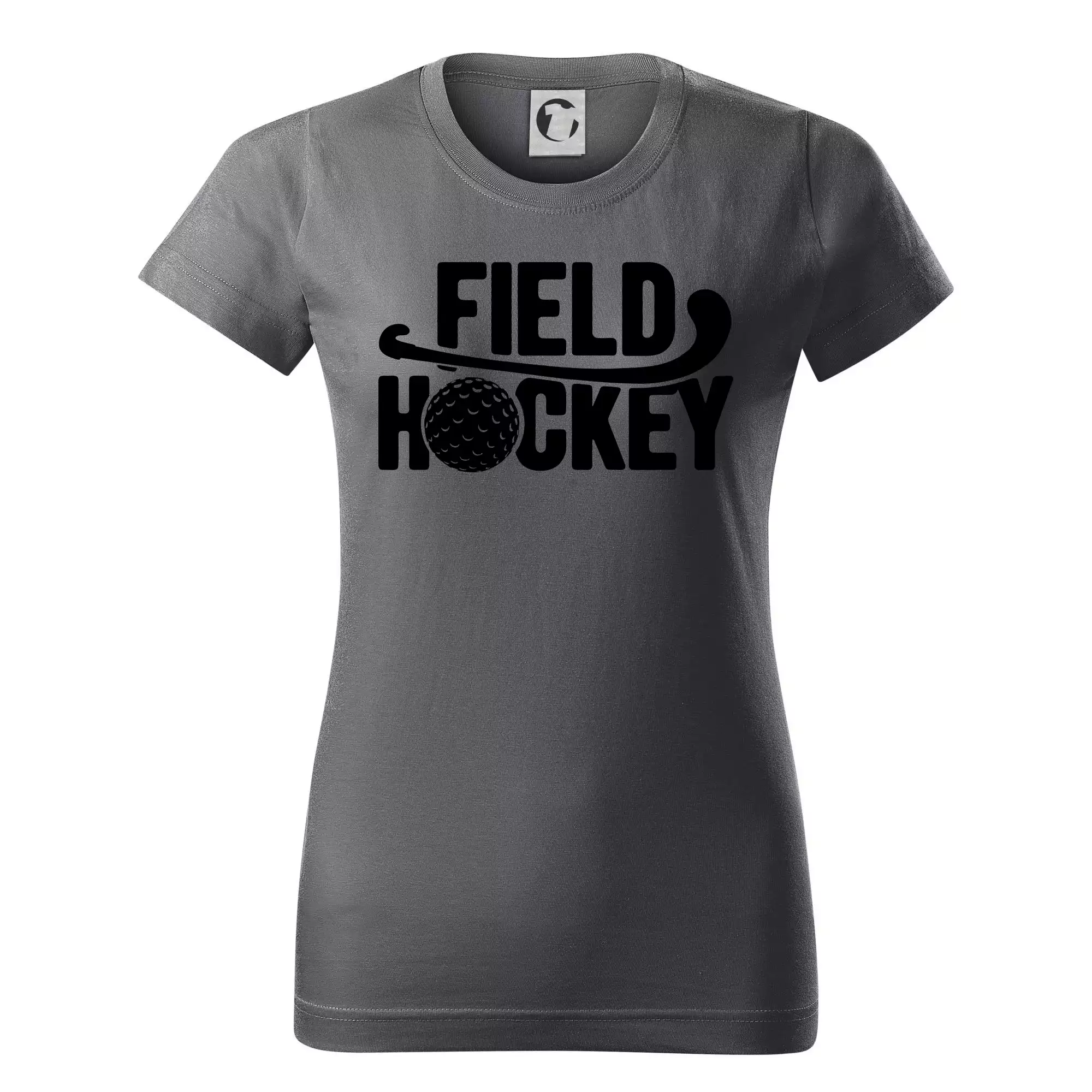 Field hockey míček a nápis