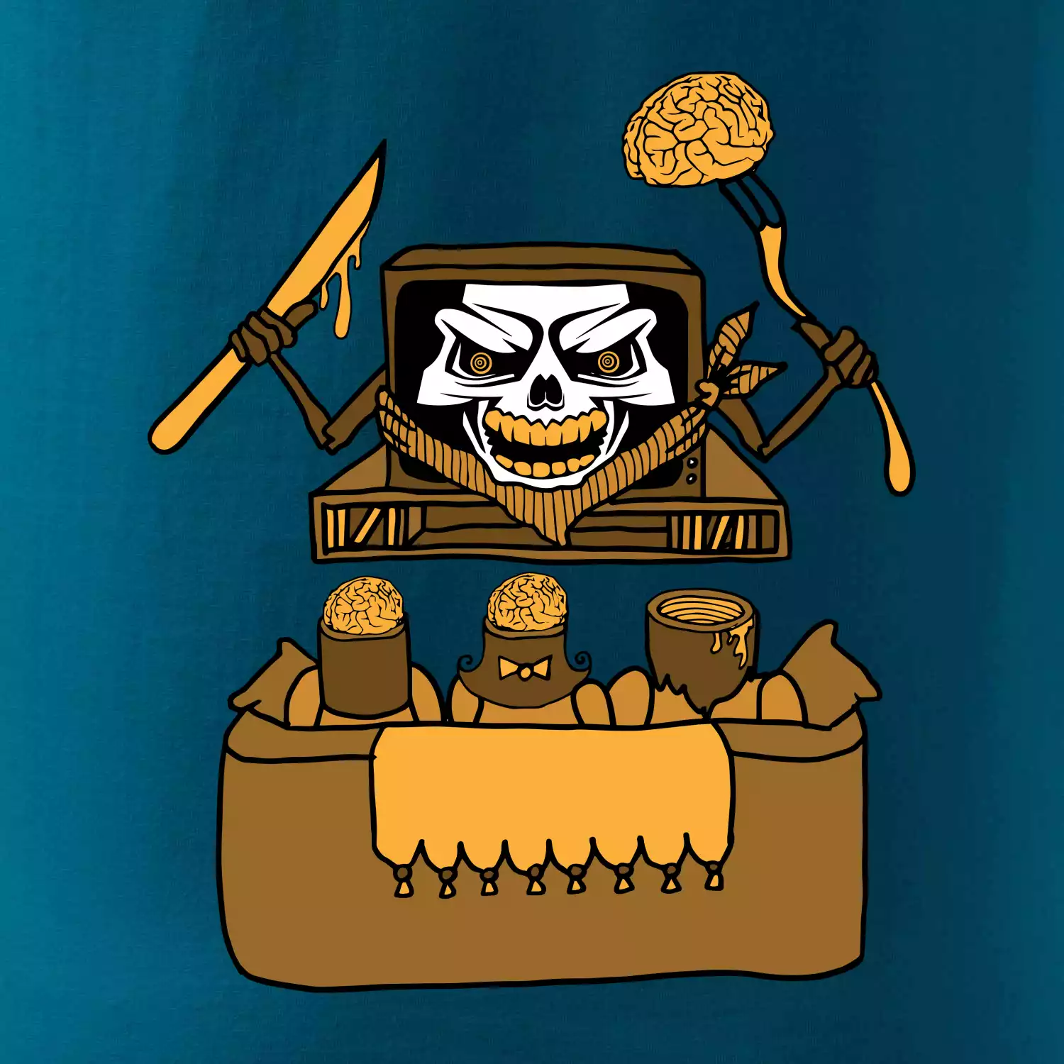 Mozkožrout - televize (Pecka design)