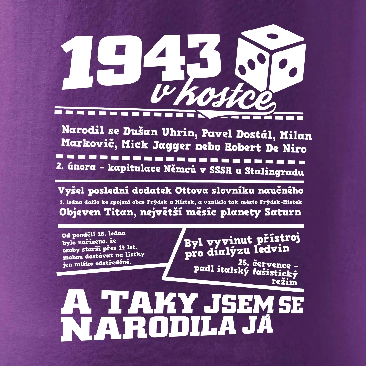 1943 v kostce