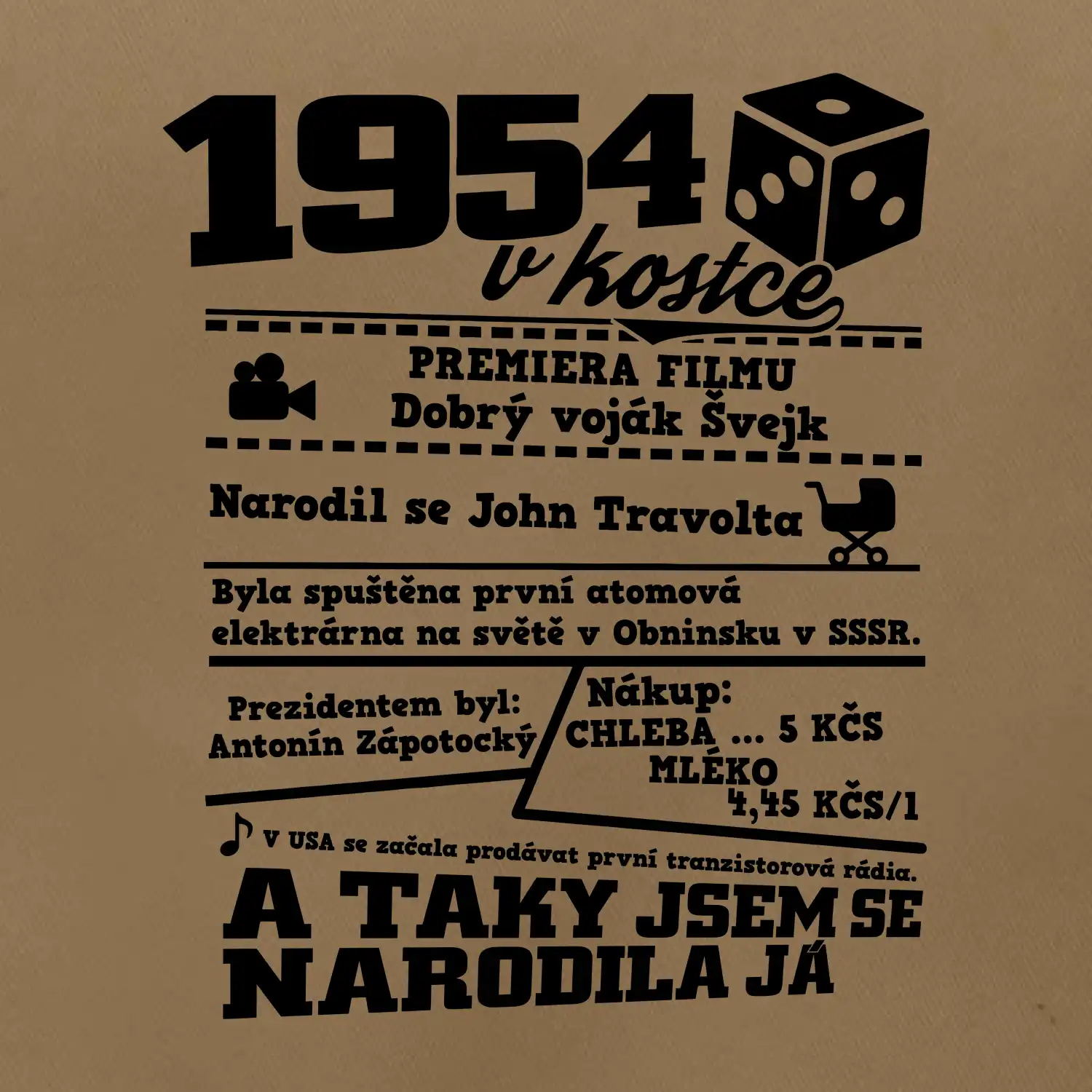 1954 v kostce