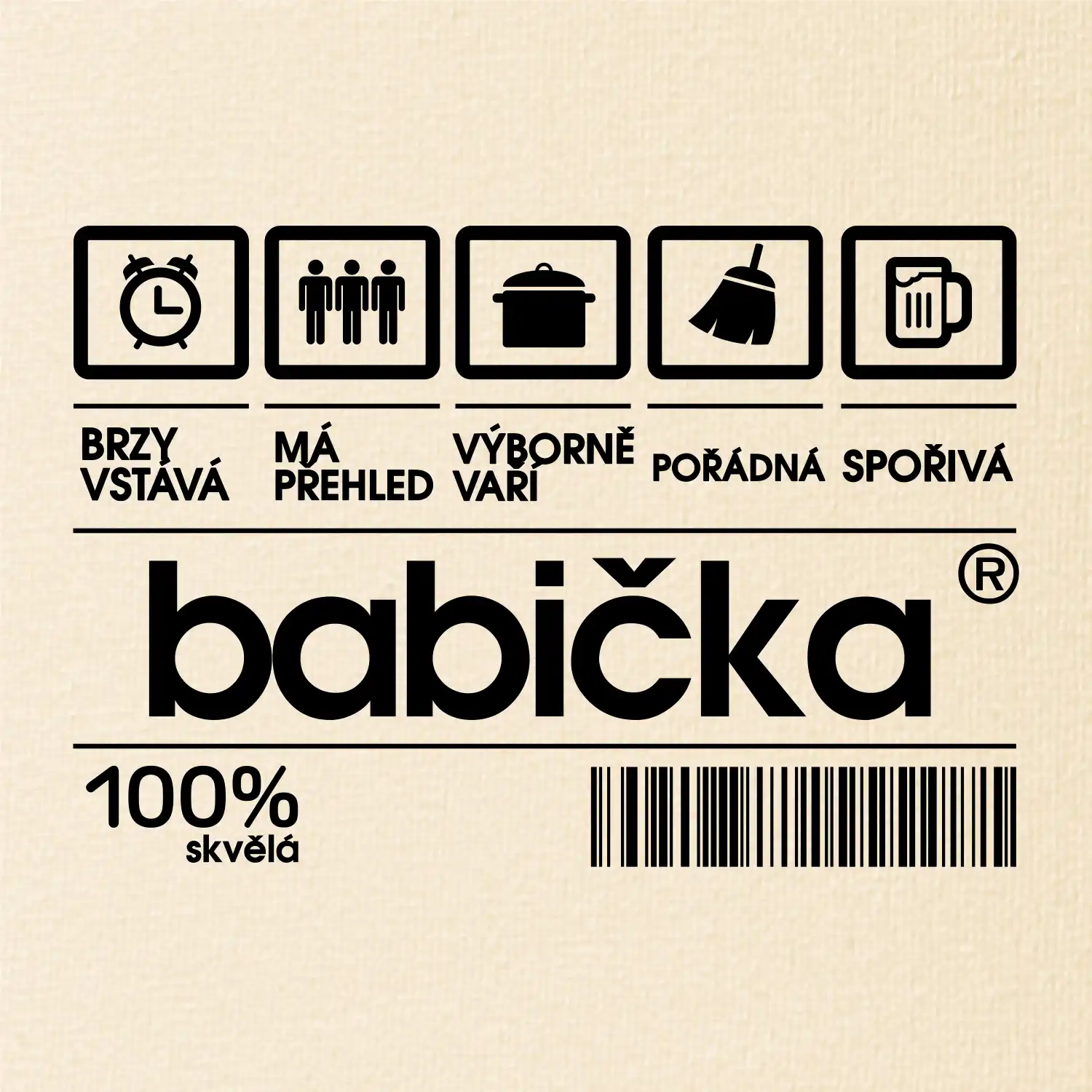 Čárový kód babička