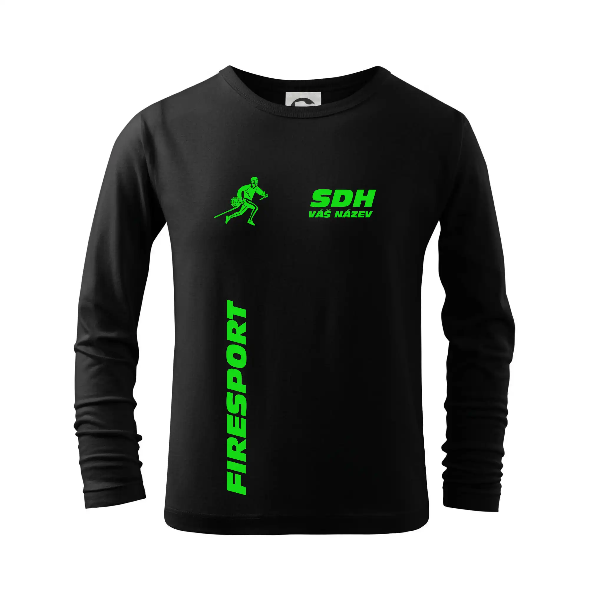 Hasičský sport SDH + váš název ZELENÁ