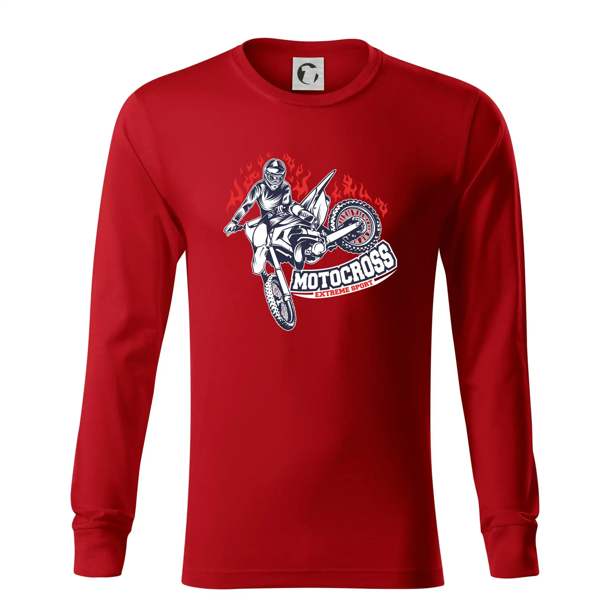 Motocross extreme sport fire