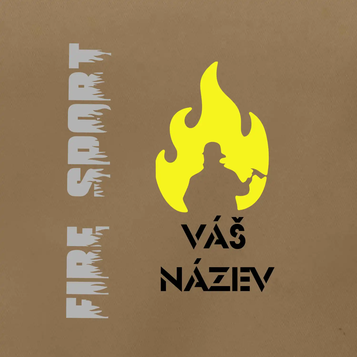 Hasiči - oheň - Váš název - Prso + záda