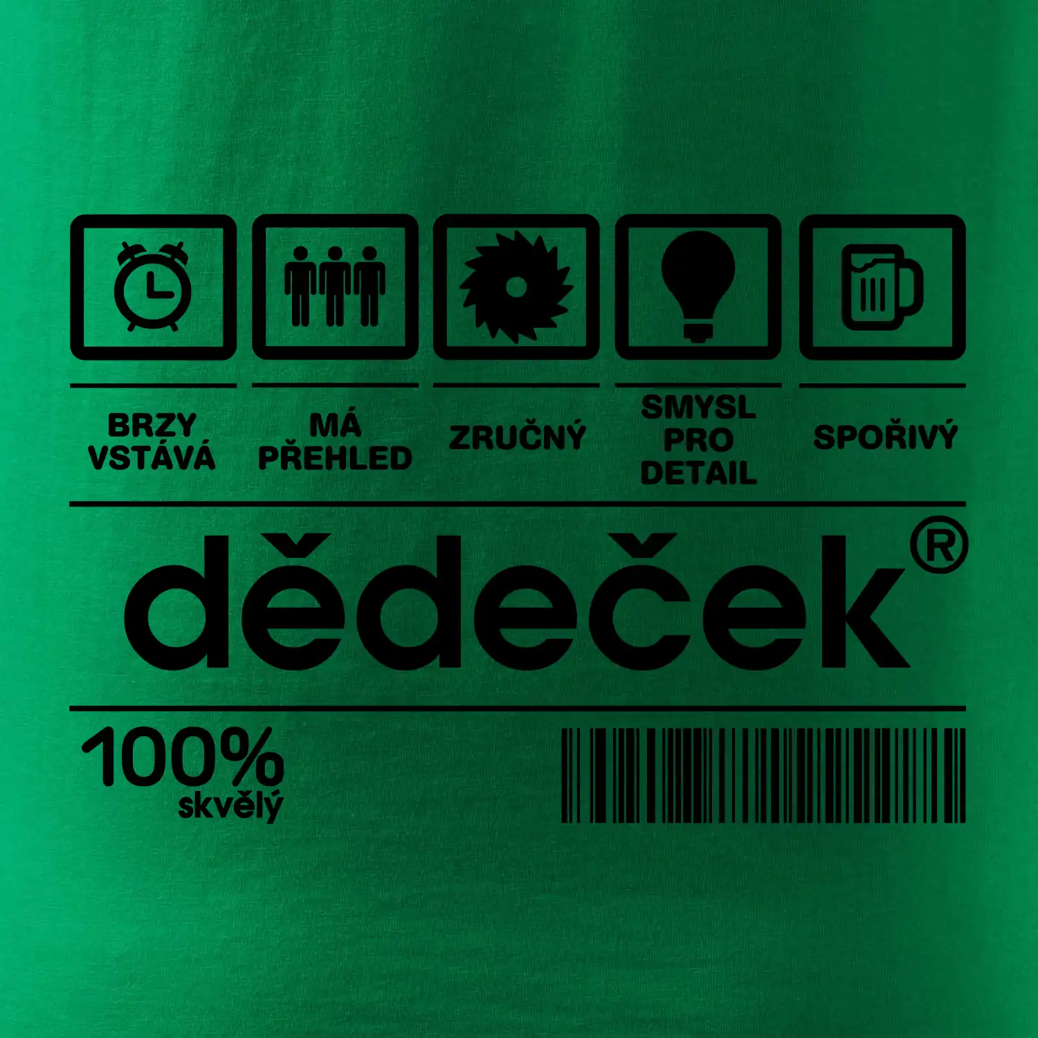 Čárový kód dědeček