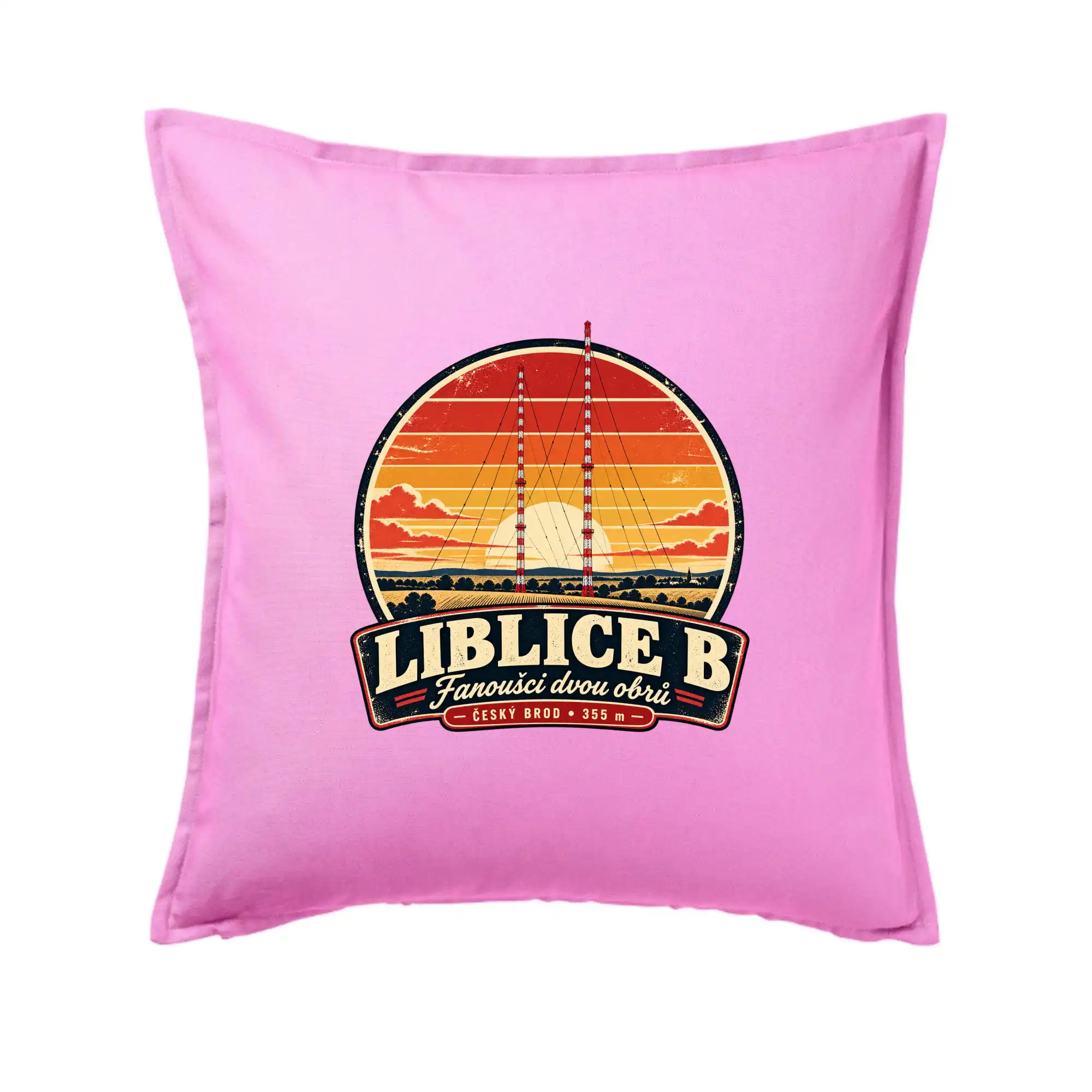 Liblice B retro odznak dvou vysílačů