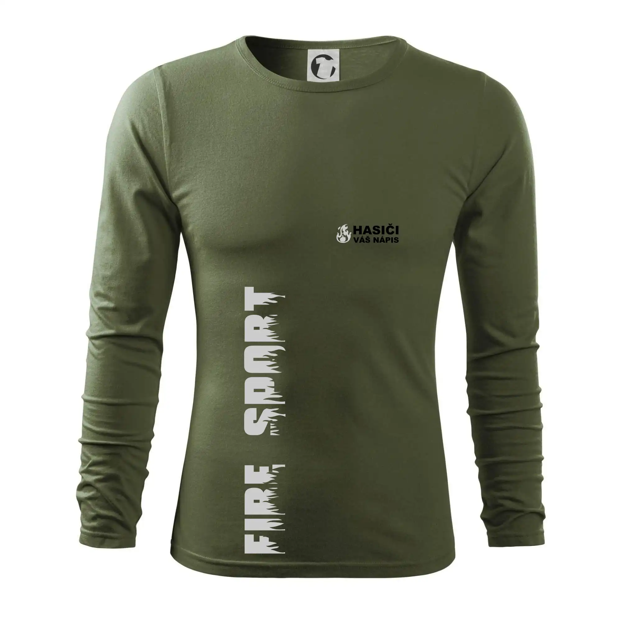 Hasiči REFLEXNÍ (oheň, Firesport, název sboru - vlastní nápis)