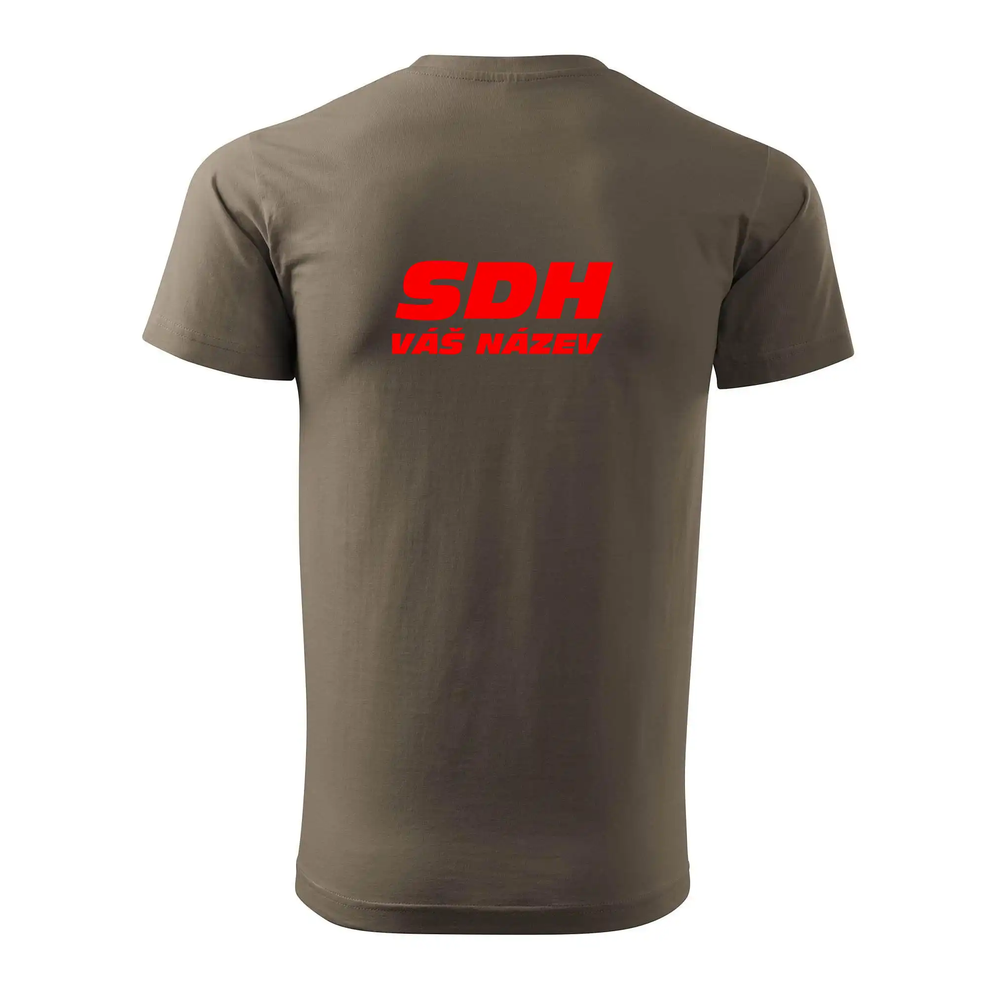 Hasičský sport SDH + váš název ČERVENÁ