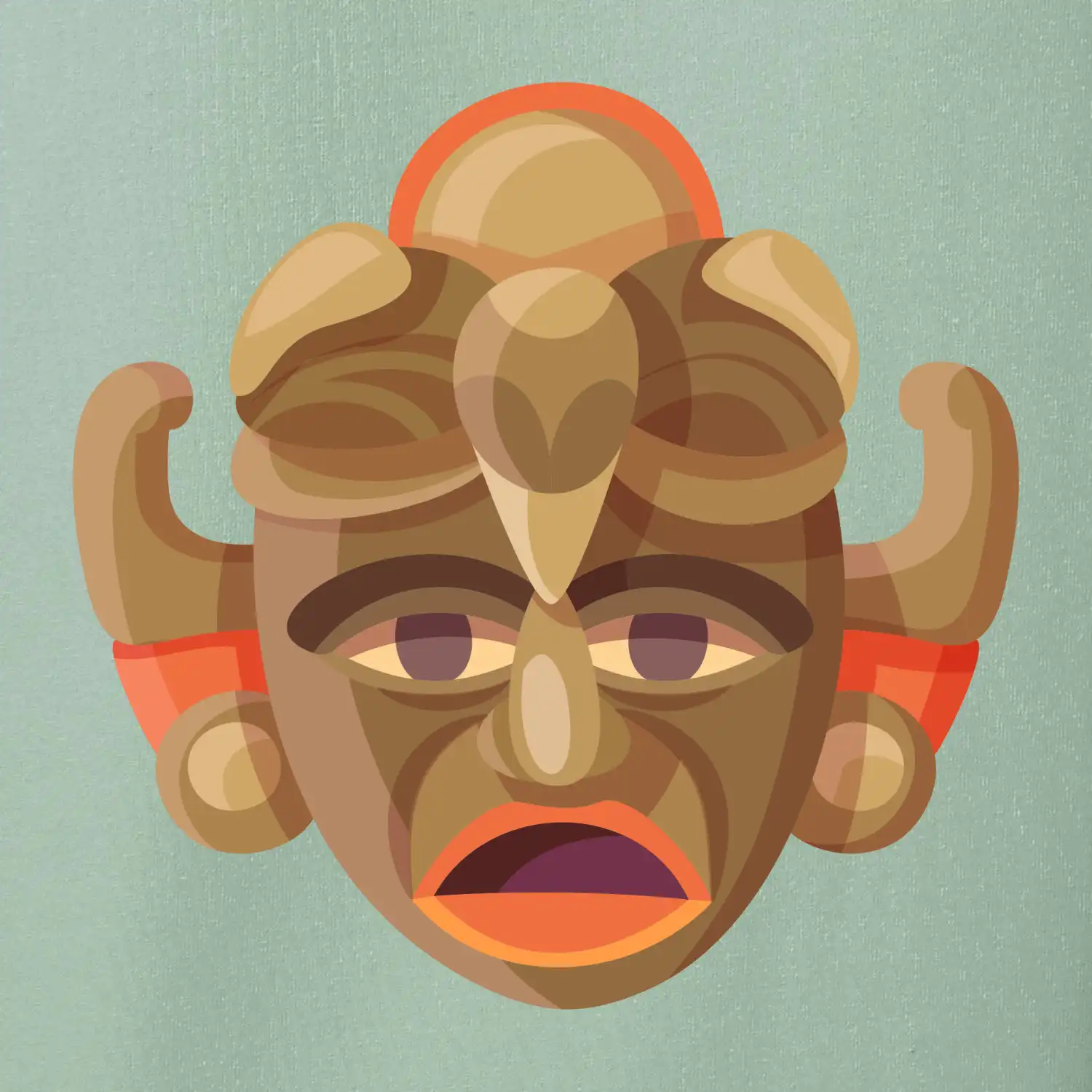 Mayové maska černoch