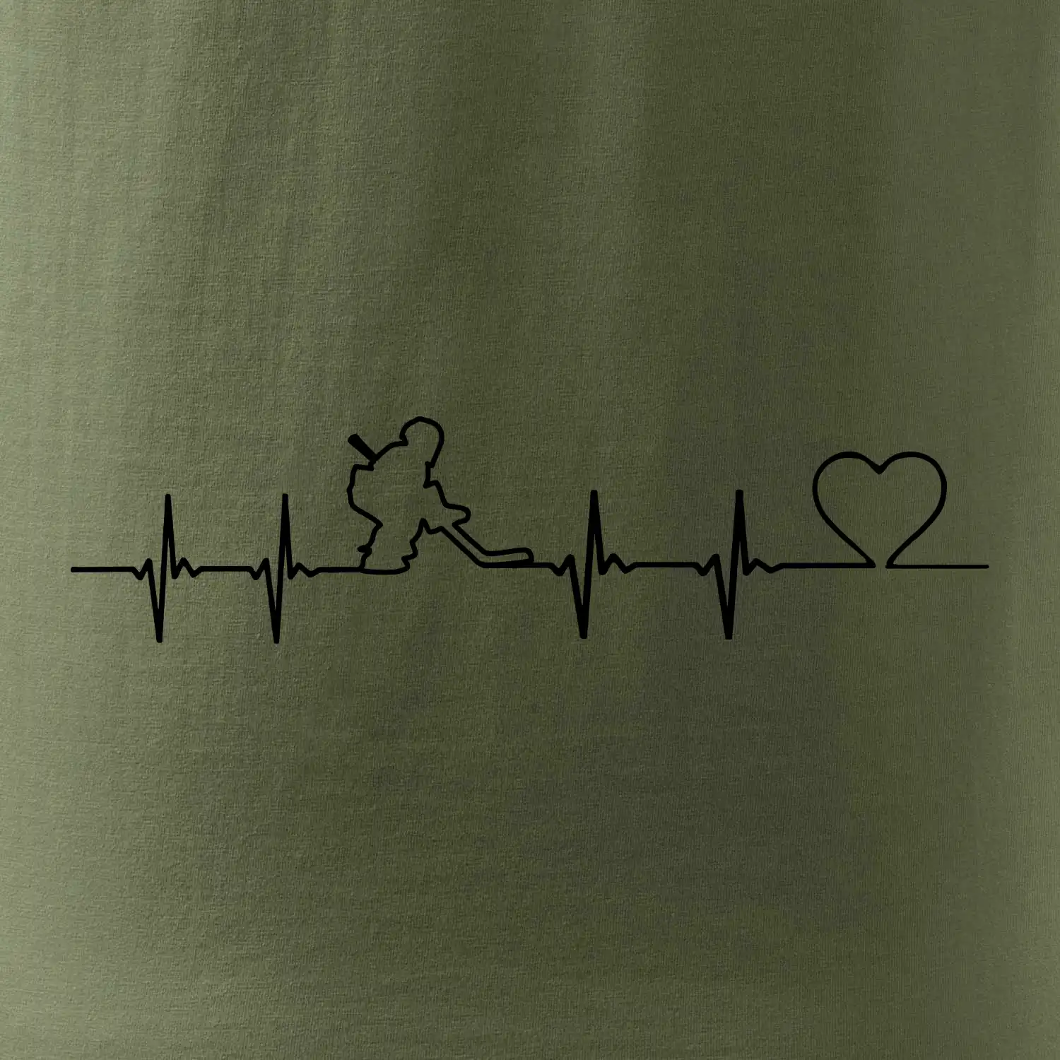 Hokejový brankář  EKG