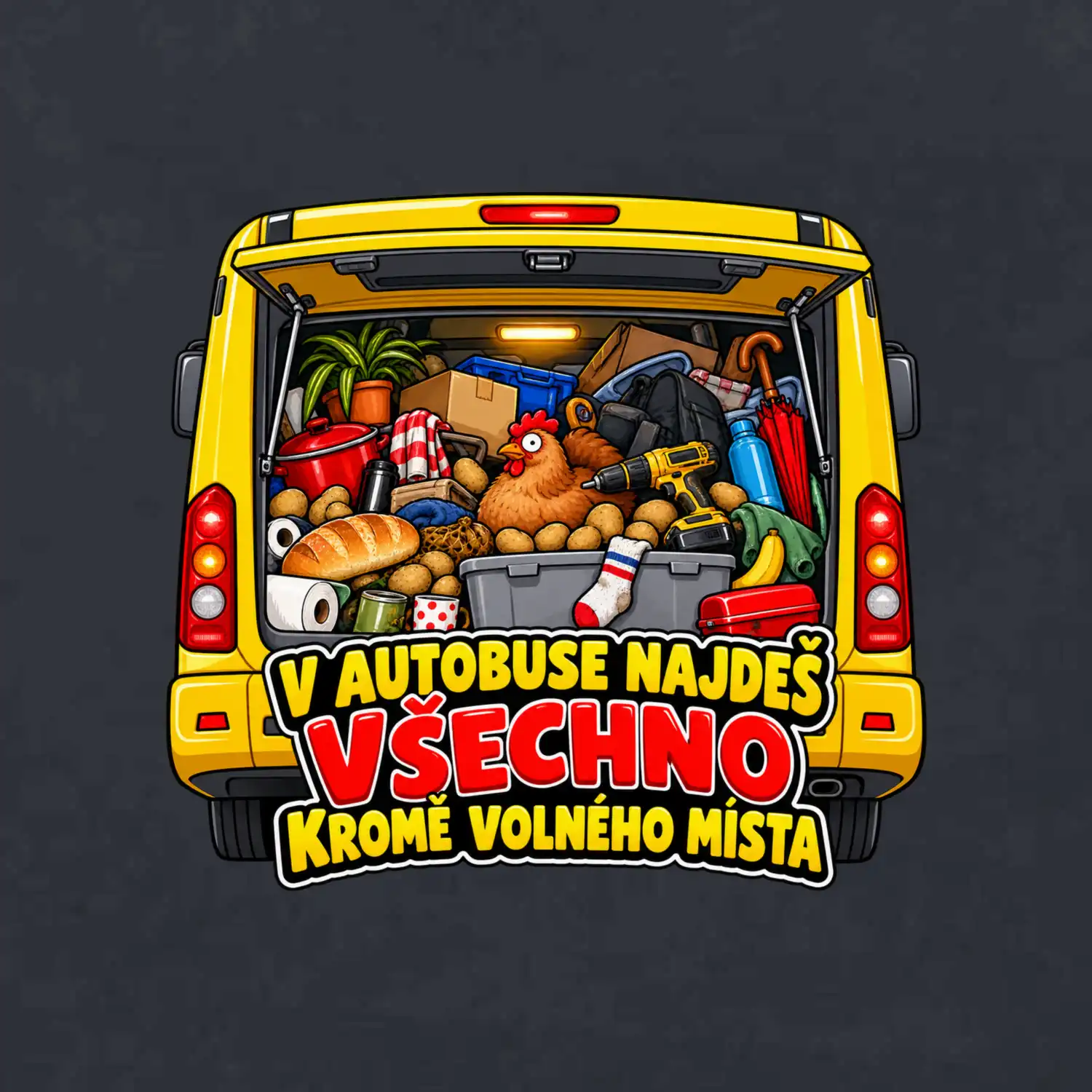 V autobuse najdeš všechno kromě volného místa