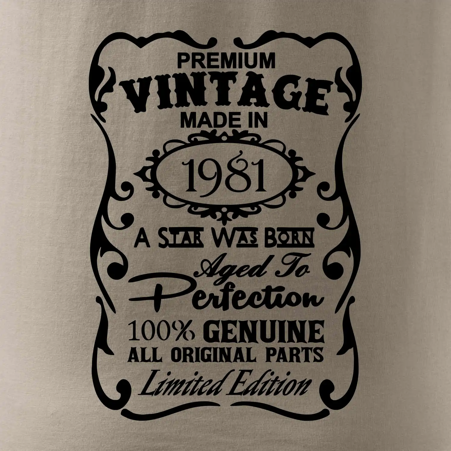 Vintage Etiketa - 1981