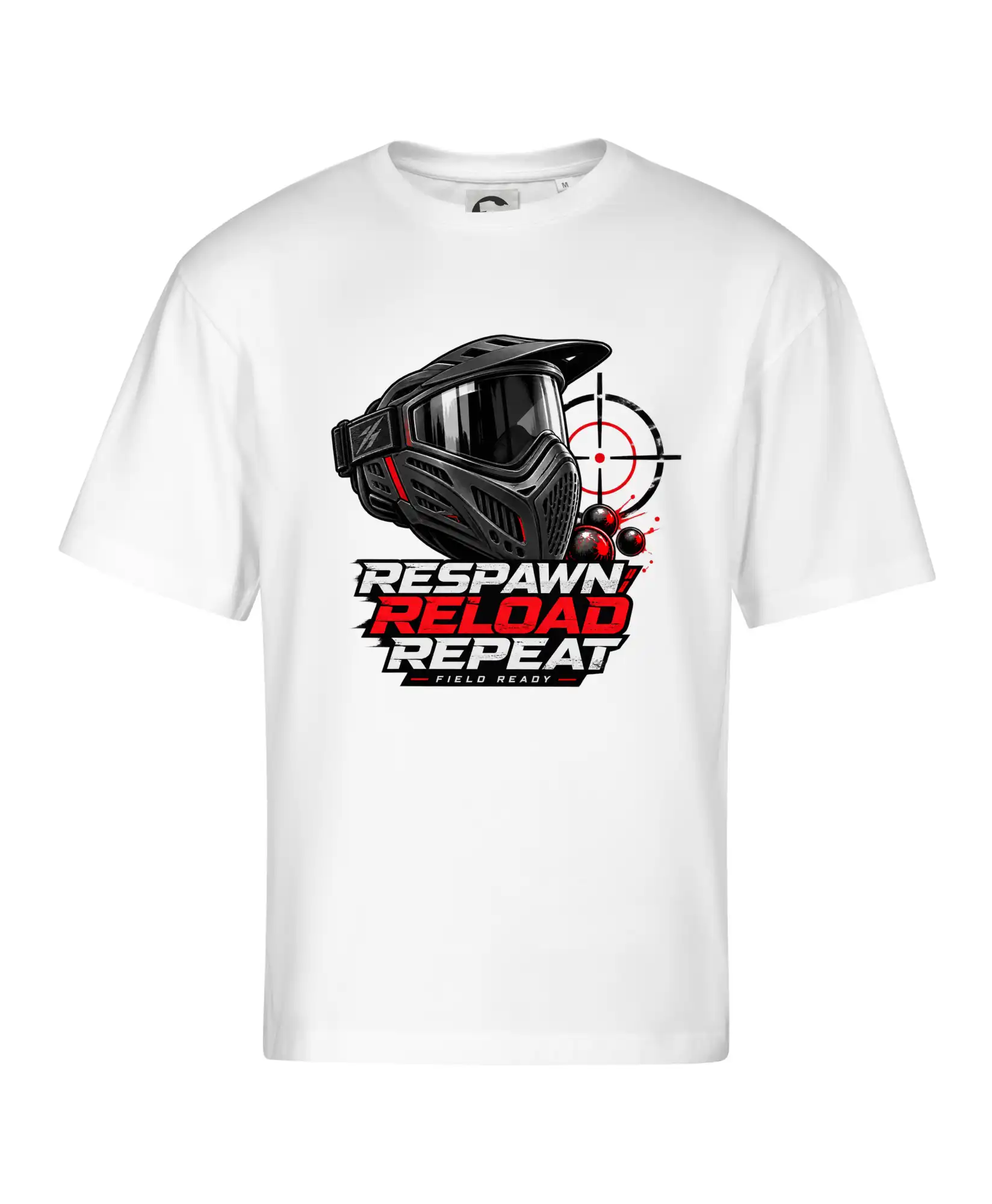 Paintballová maska respawn reload repeat