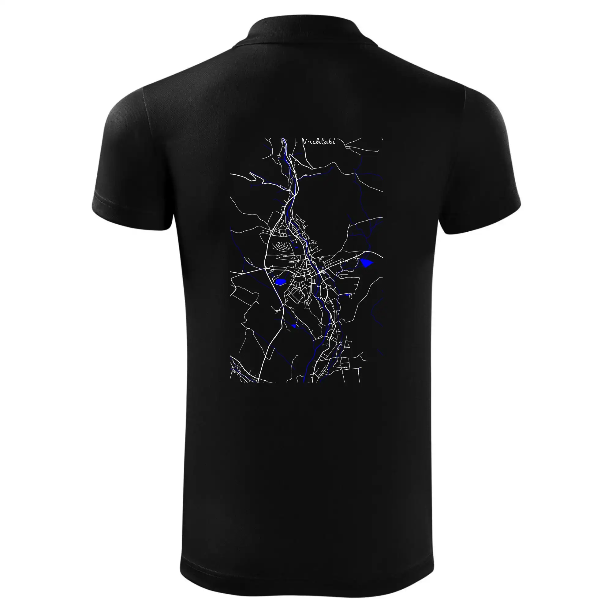 Vrchlabí - Mapa s vodními toky