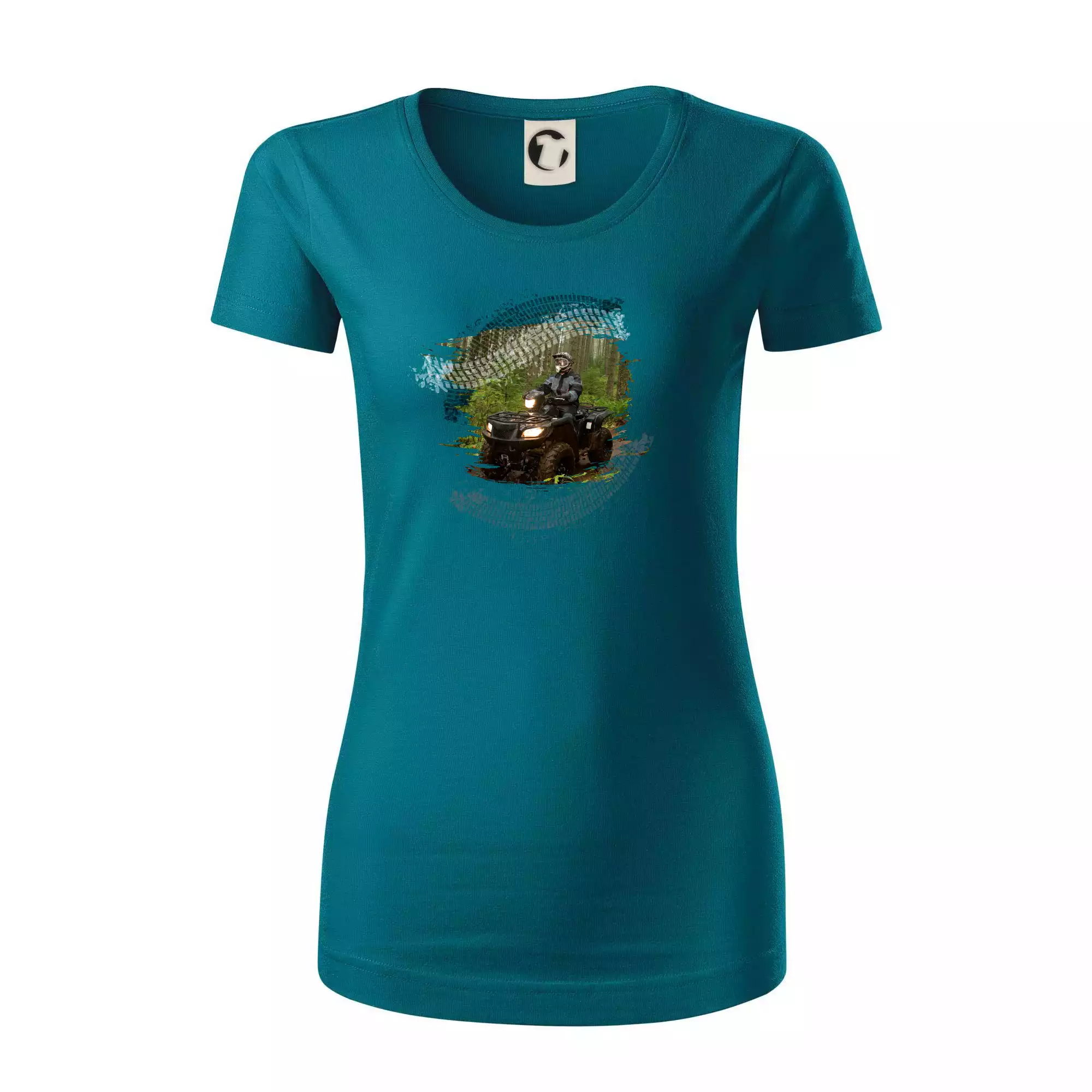 ATV čtyřkolka v lese