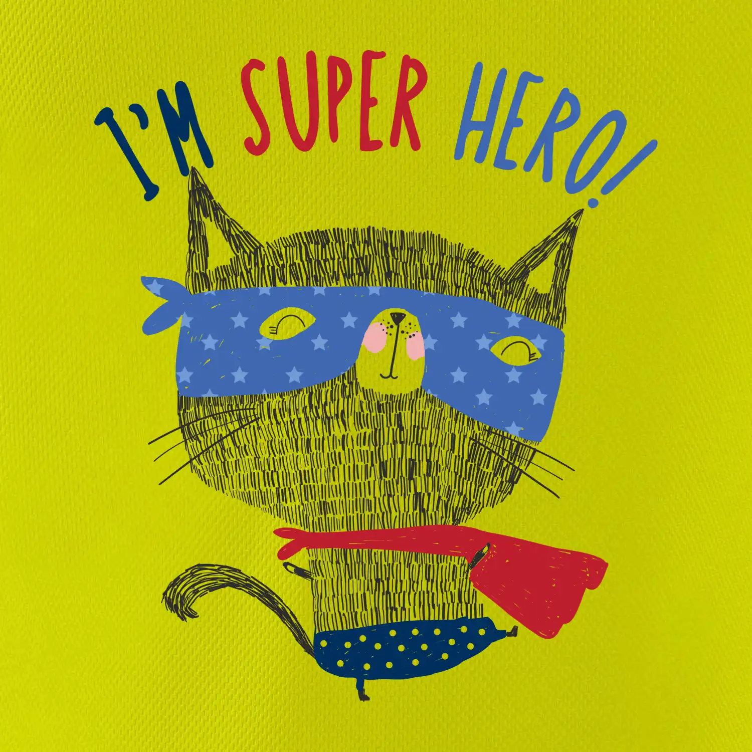 Super hero kočka