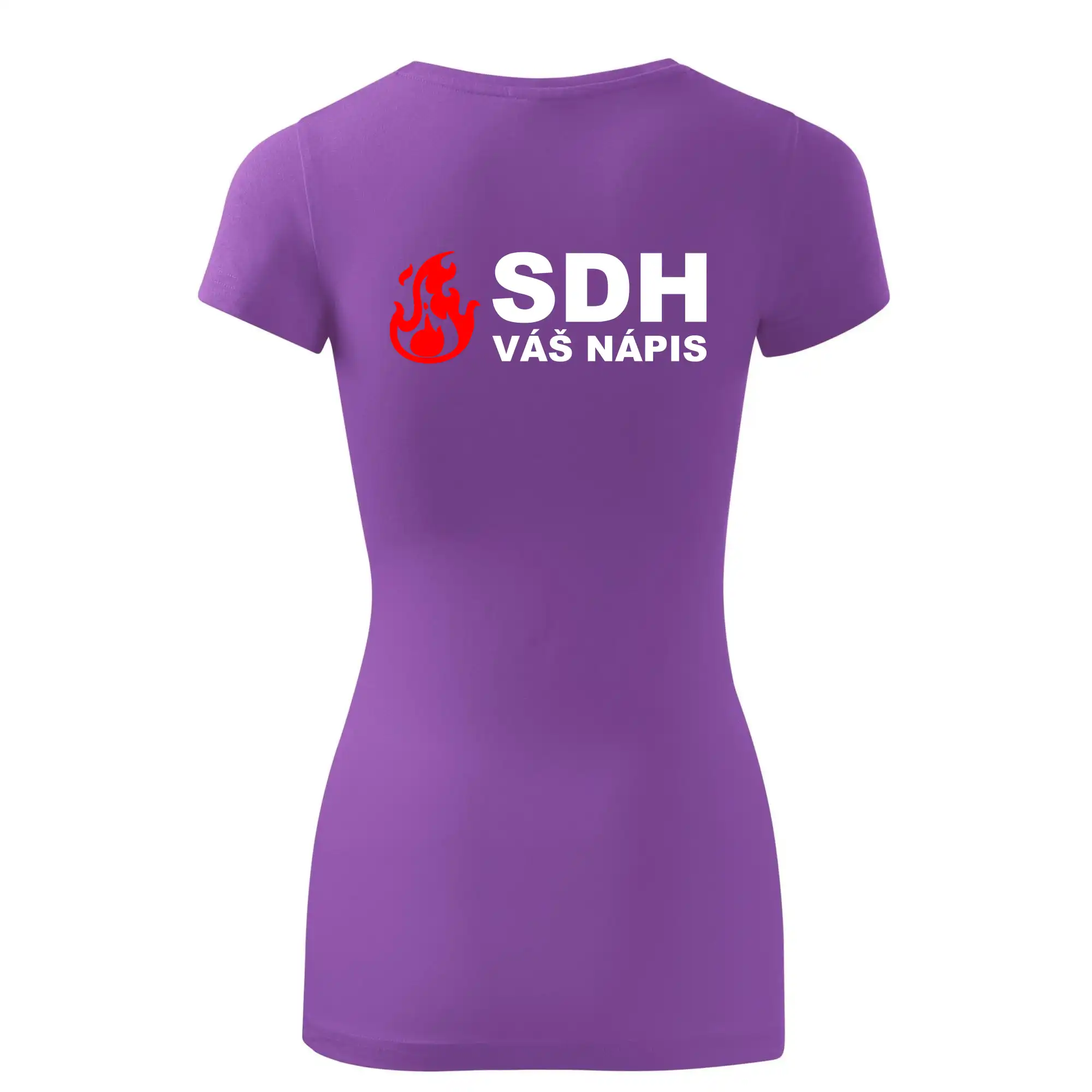 SDH nápis (oheň, název sboru - vlastní nápis)