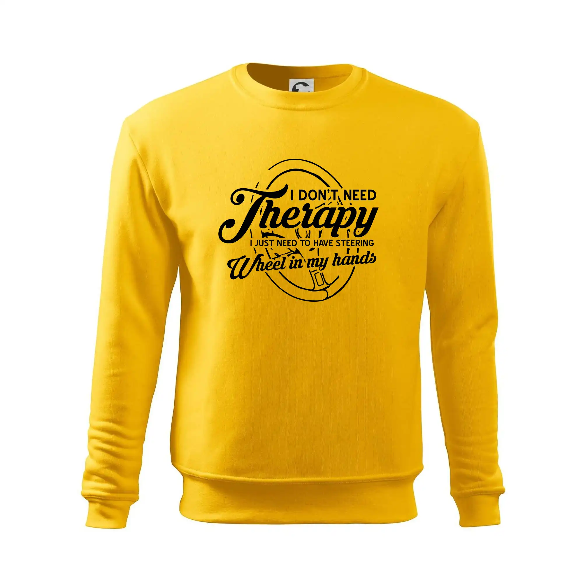 Kulatý nápis - I don't need therapy wheel in my hands