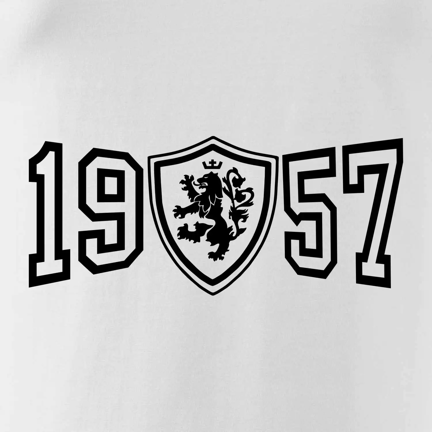 Narozeninový motiv - znak - 1957