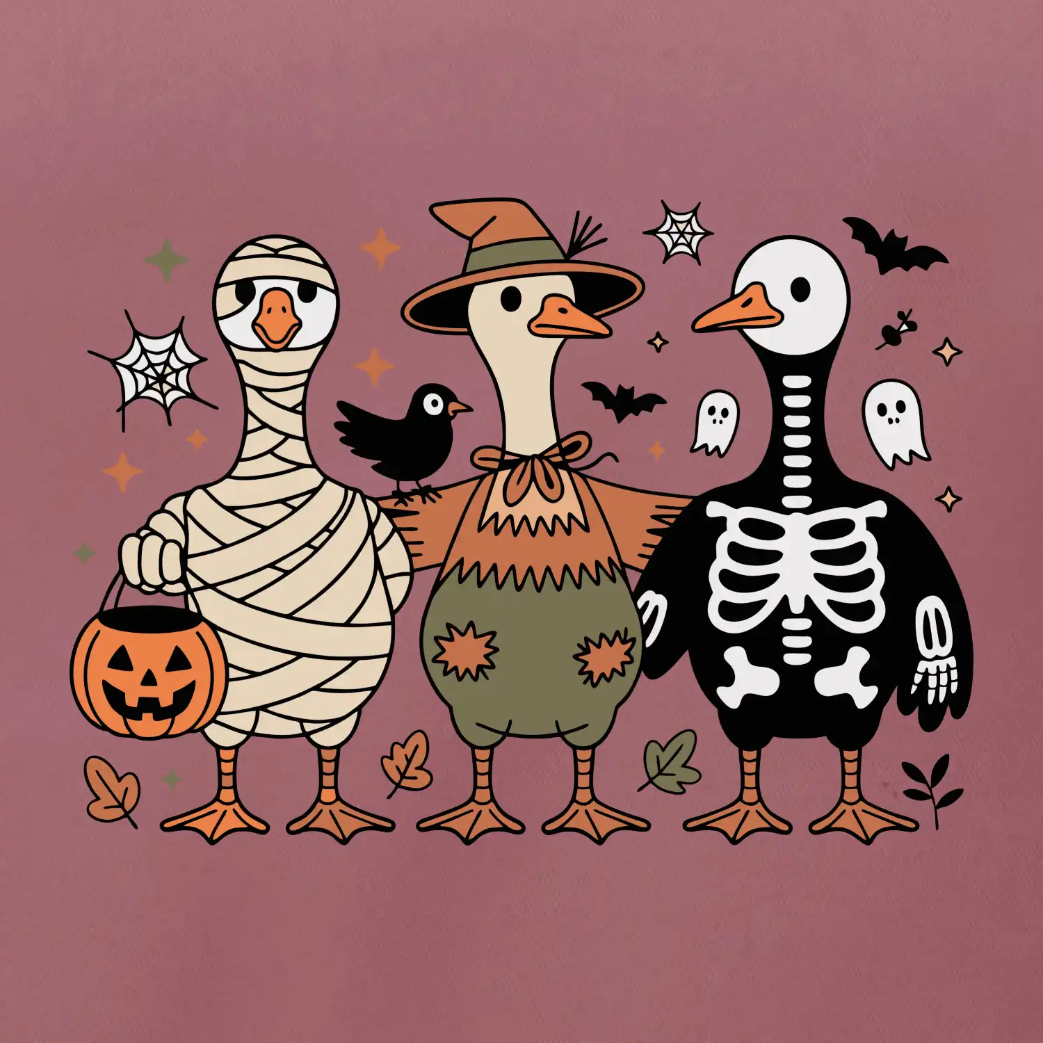 Halloweenské kachny