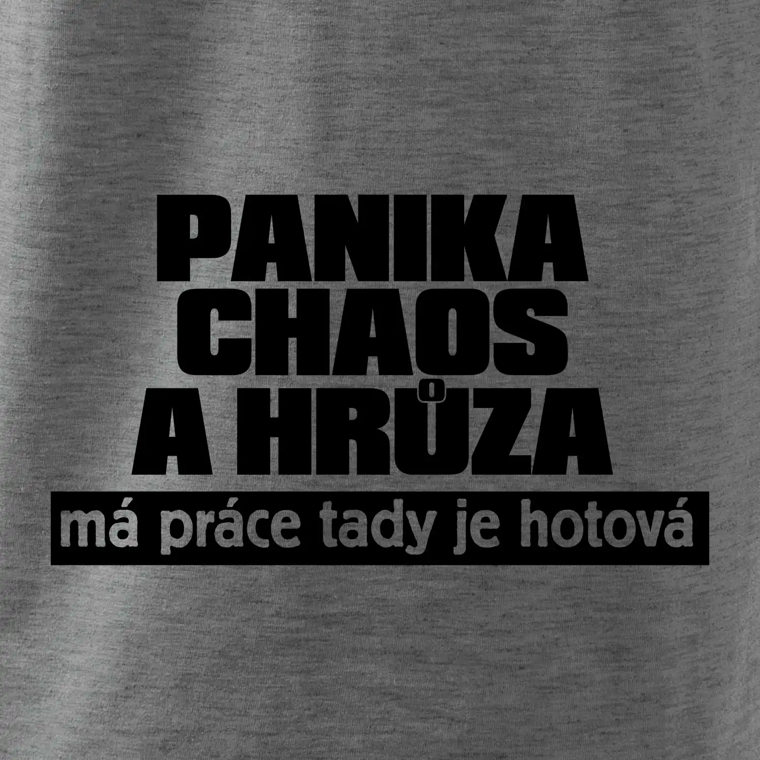 Panika, chaos a hrůza
