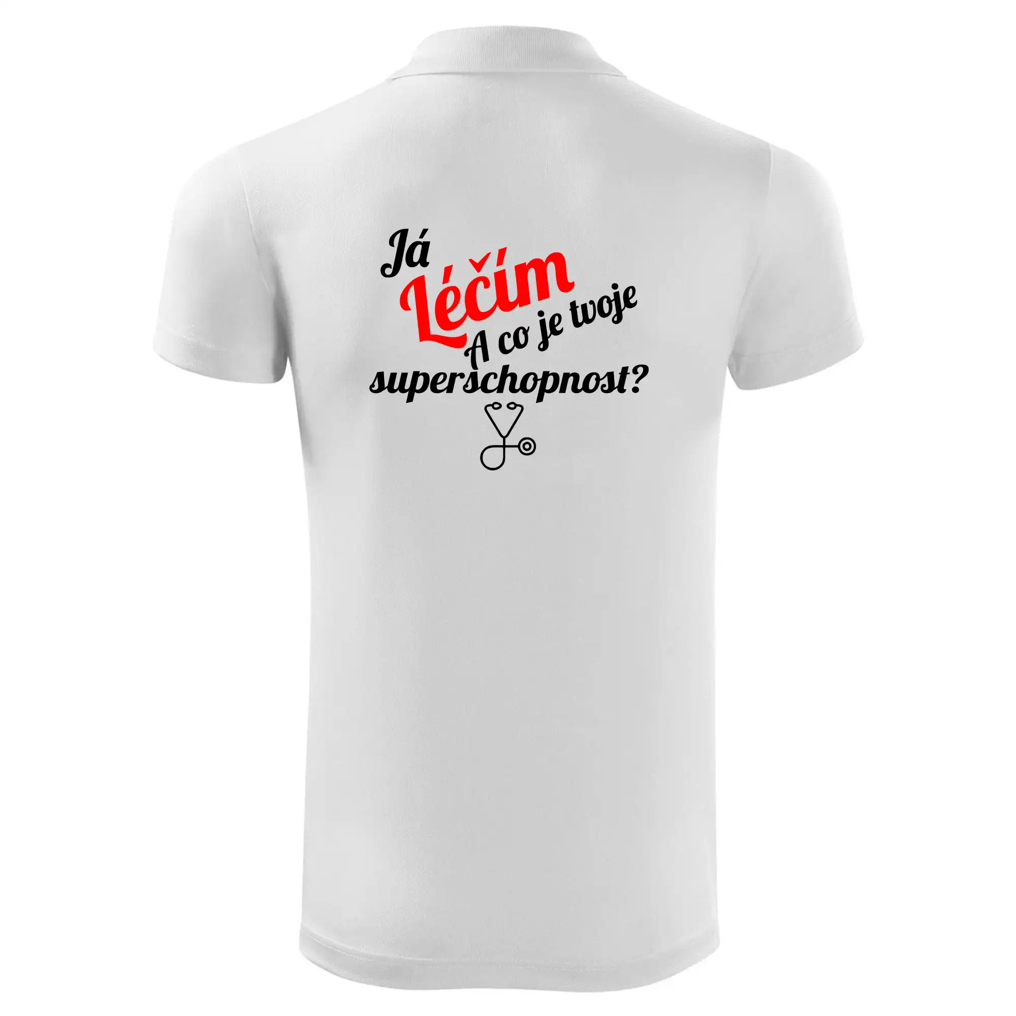 Já léčím - tvoje superschopnost? Šikmý nápis