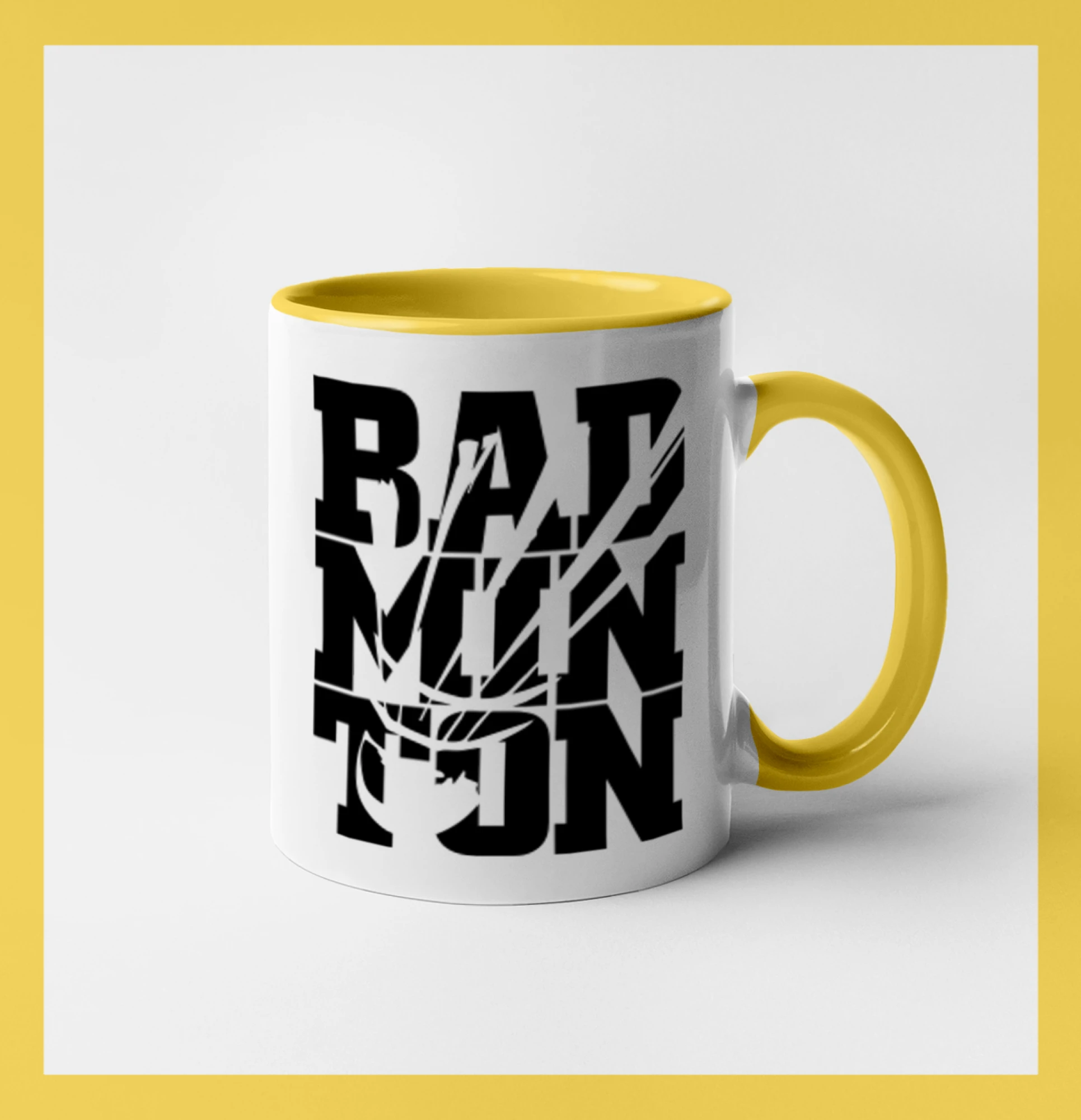 Badminton nápis