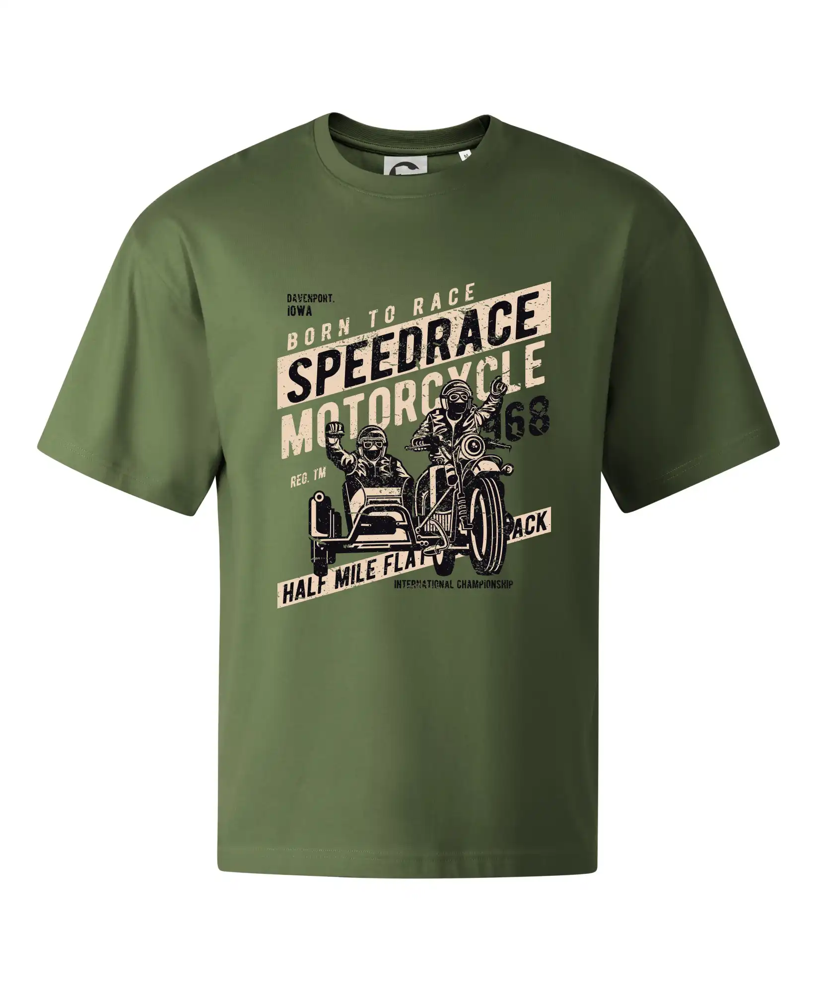 Speedrace motrcycle half mile