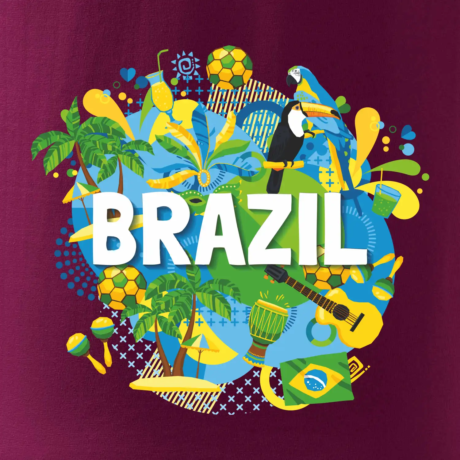 Brazílie  Barevný obrázek