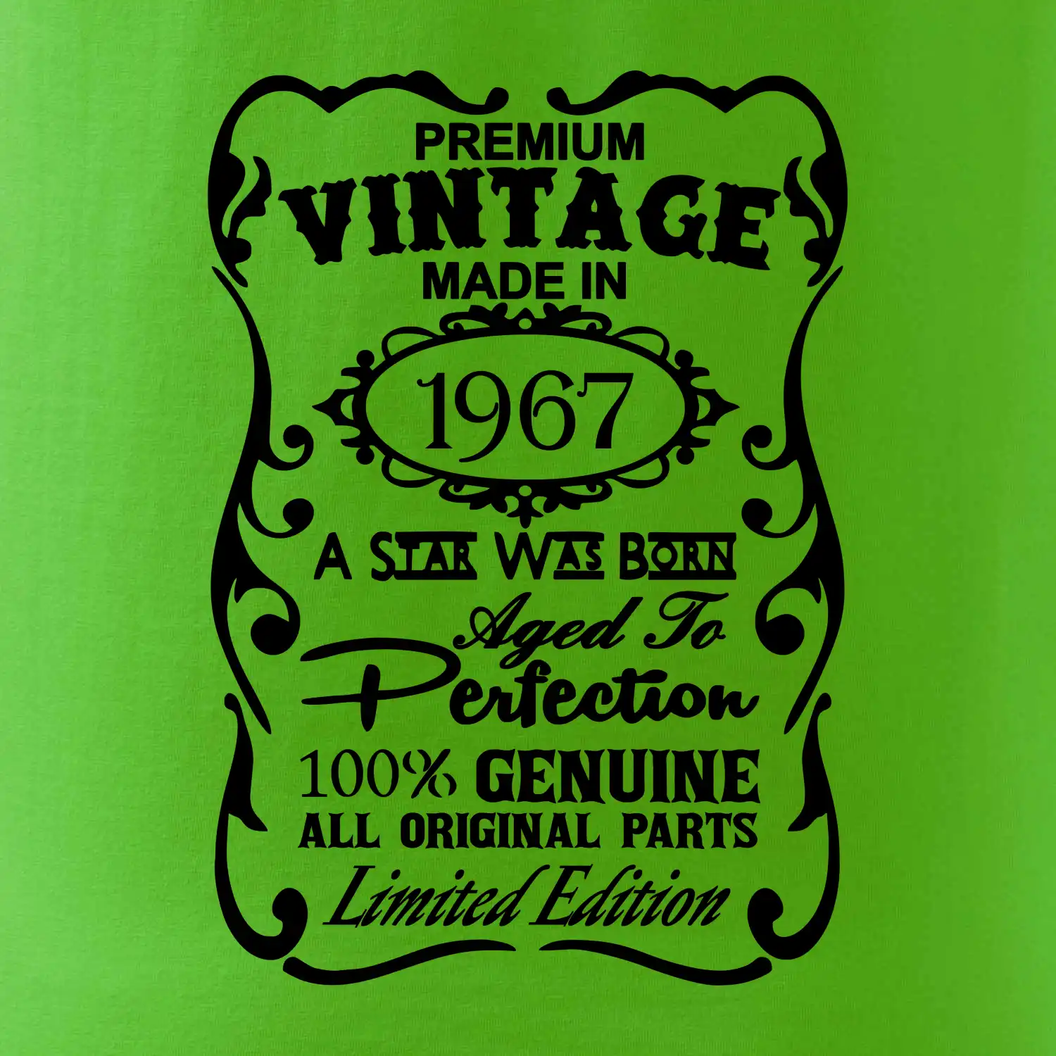 Vintage Etiketa - 1967